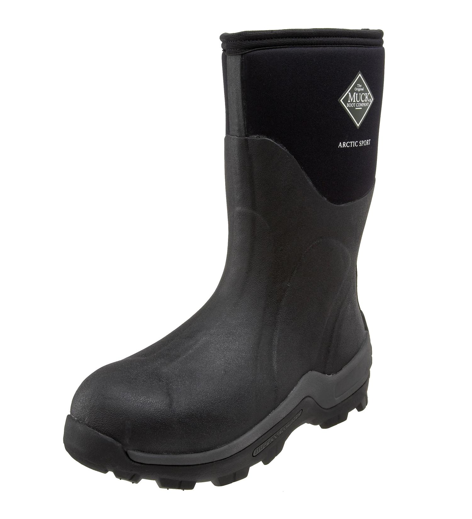 Muck Boot Men's Asm-000a Boots 9 Black - Waterproof and Durable Footwear - Buy Online on GoSupps.com