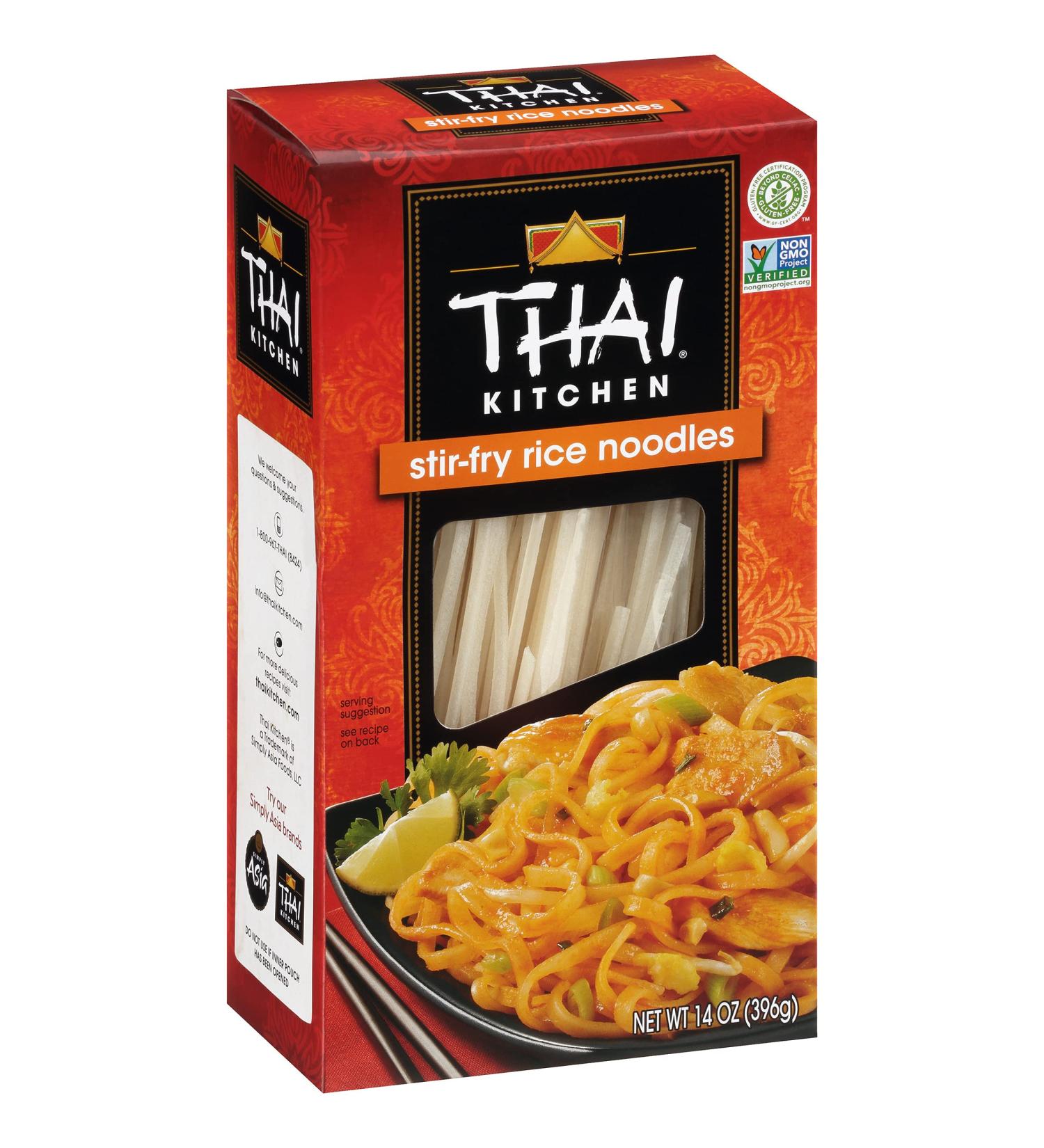 Thai Kitchen Gluten Free Stir Fry Rice Noodles 14 oz - Pack of 6 - Buy Online on GoSupps.com
