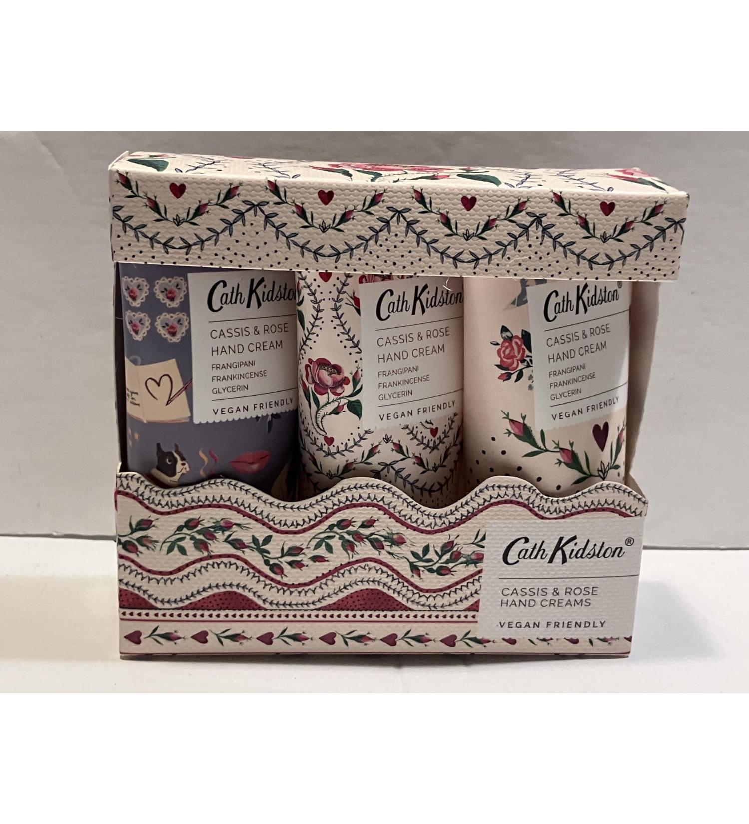 Heathcote & Ivory Cath Kidston Keep Kind Cassis & Rose Hand Cream Trio 30ml Each