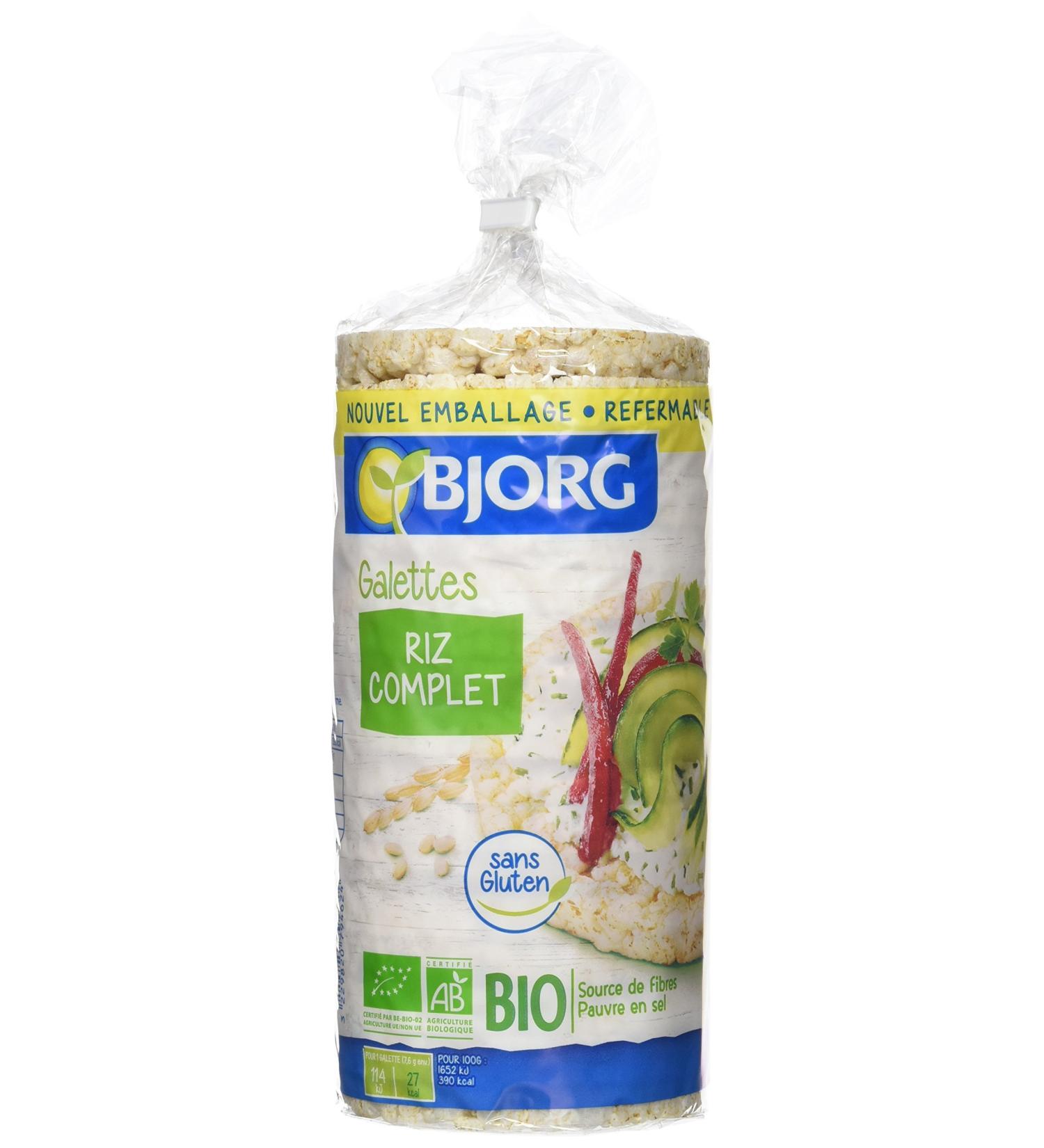 Bjorg Organic Wholegrain Rice Cakes 130 g