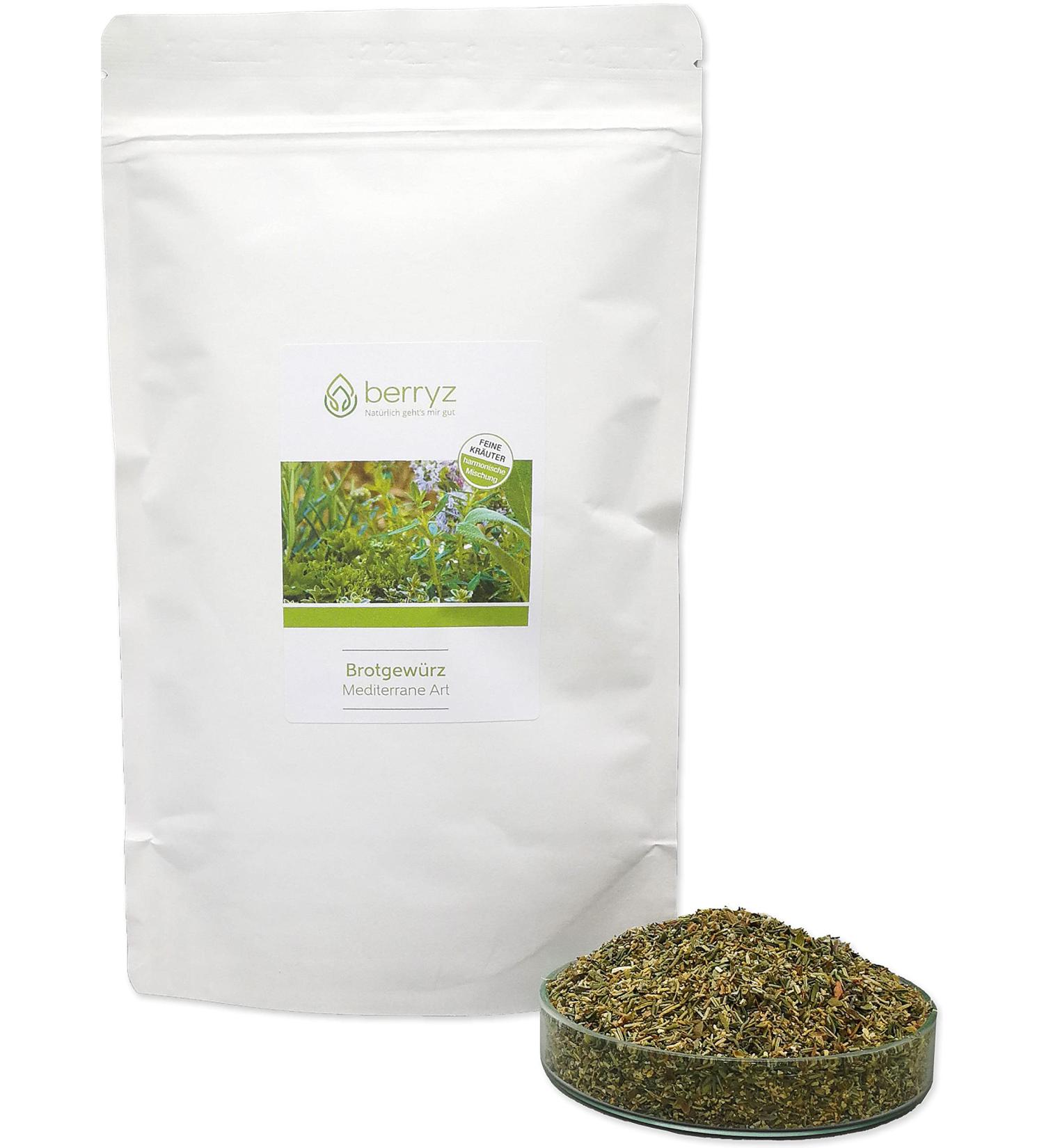 Mediterranean Bread Spice | Rosemary Thyme Garlic Oregano Sage | 175g for Stick Bread & Herb Baguette - Buy Online on GoSupps.com