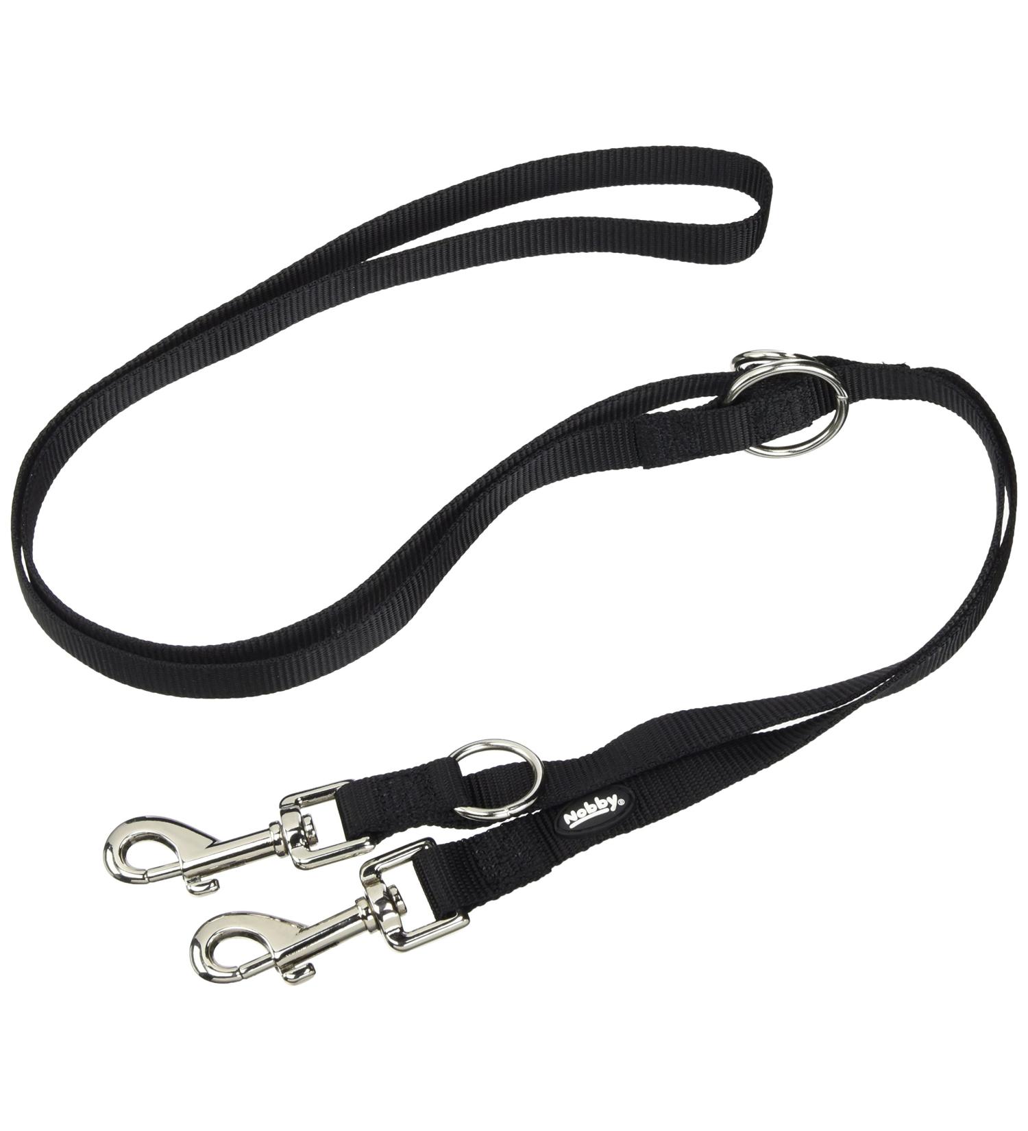 Nobby Leash Classic black L: 200 cm W: 20 mm 1 piece black width 20 mm