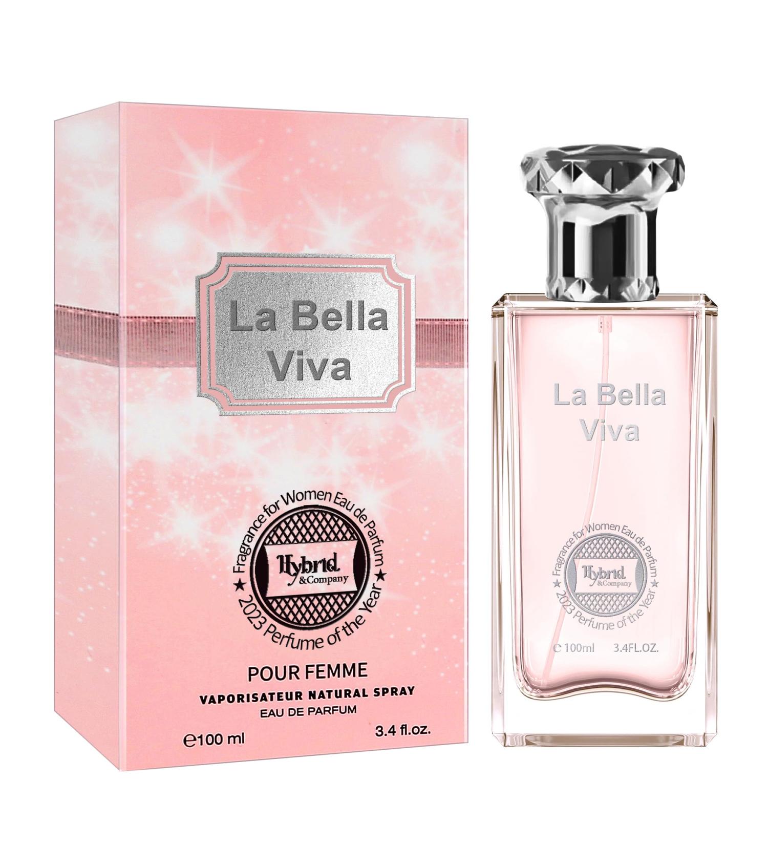 Hybrid & Company La Bella Viva Pour Femme Eau De Parfum Natural Spray Vaporisateur 3.4FL.OZ - Buy Online on GoSupps.com
