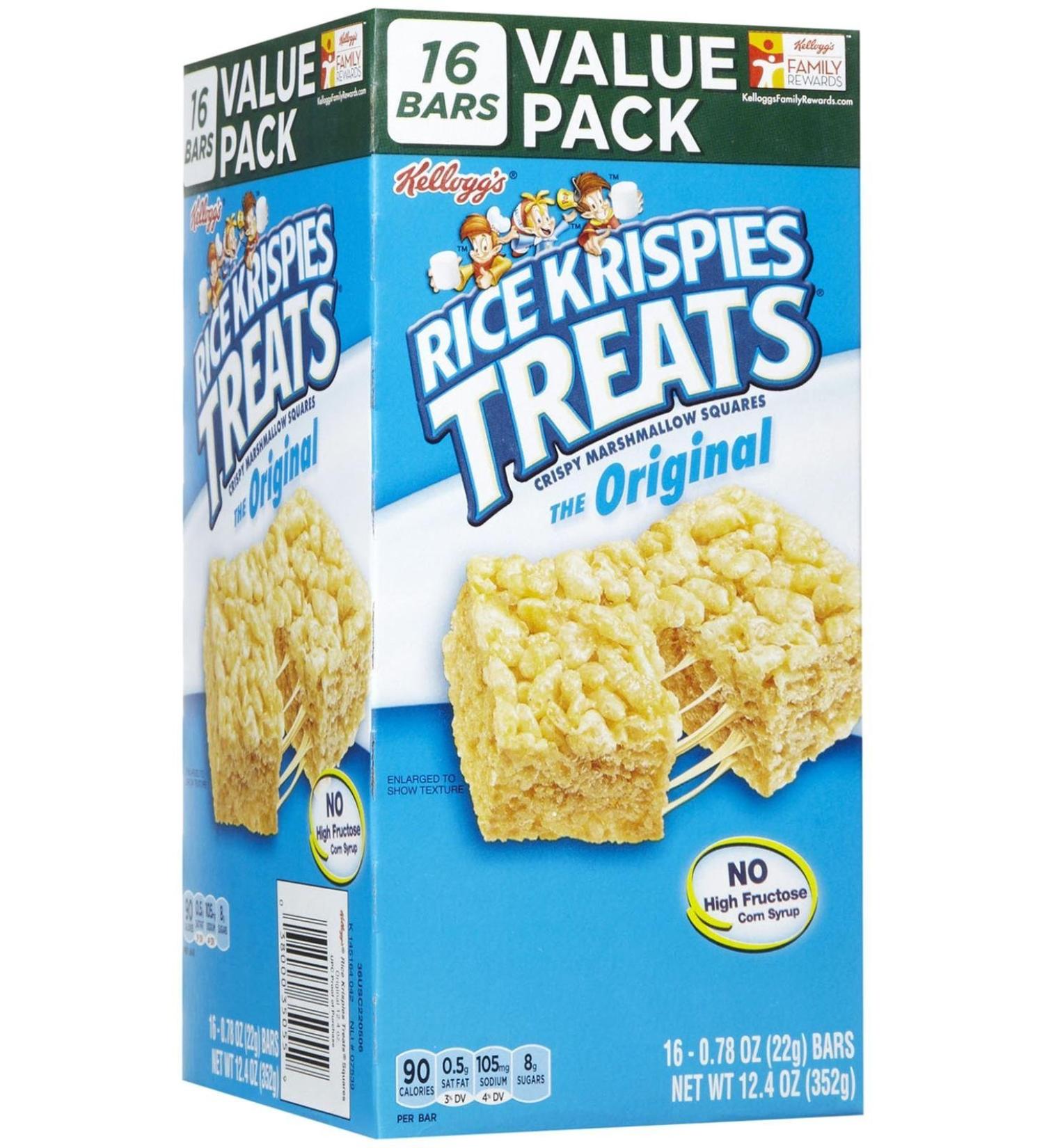 Kellogg's Rice Krispies Treats Rice Krispies Treats - Original - 0.78 oz - 16 ct