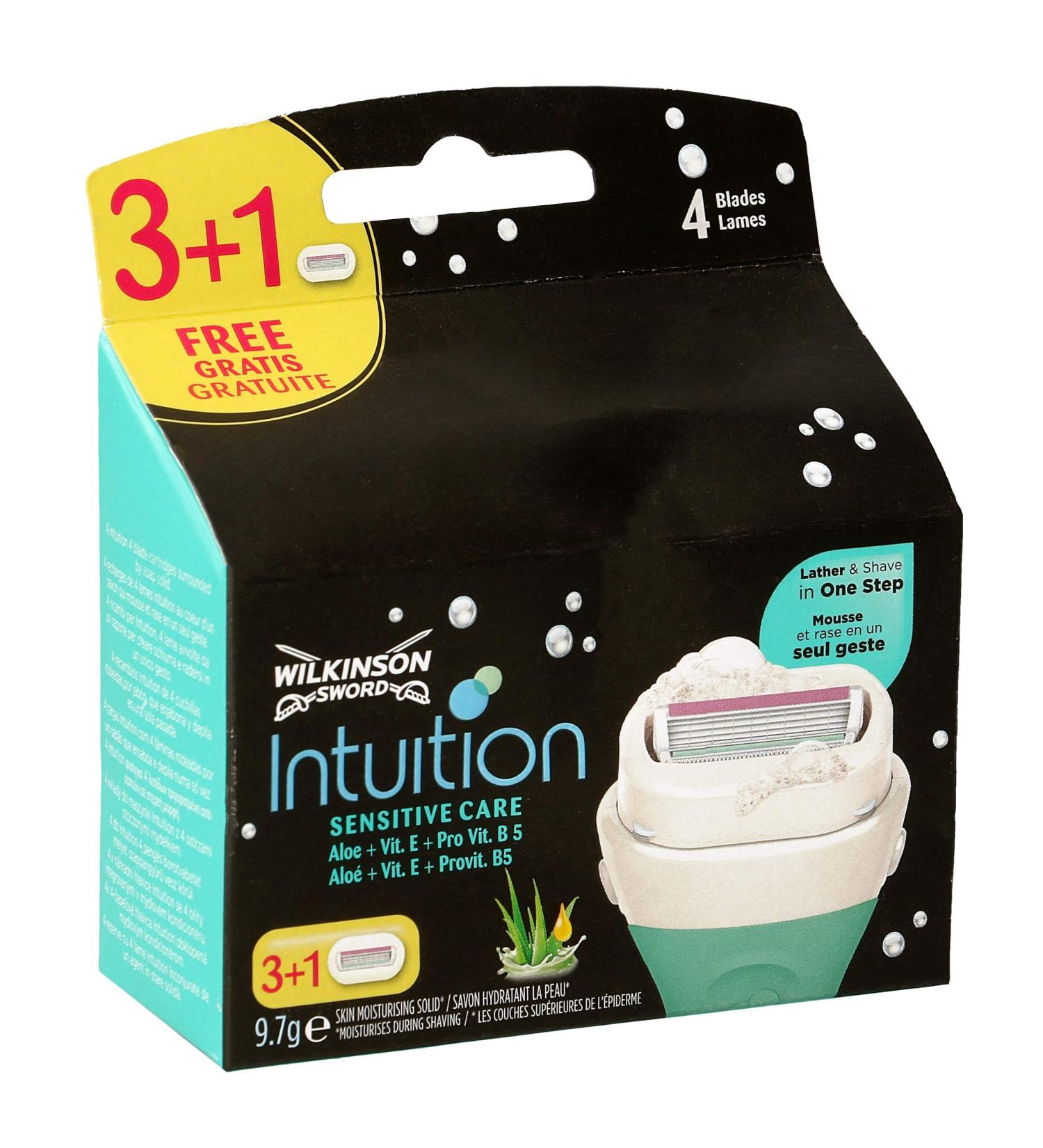 Wilkinson Intuition Sensitive Care Razor Blades 4 Pack - Premium Spare Parts for Smooth Shaving - Buy Online on GoSupps.com