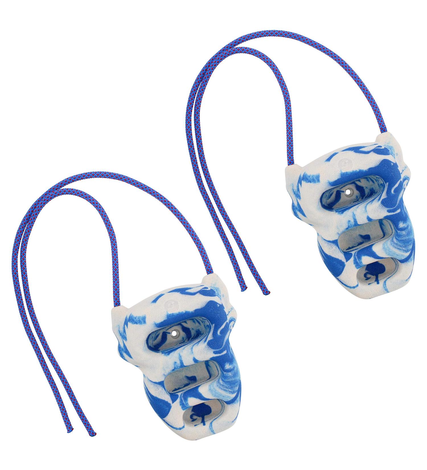 Get Out! 2pk Swirl Mini Hangboard Rock Climbing Fingerboard - Blue - Buy Online on GoSupps.com