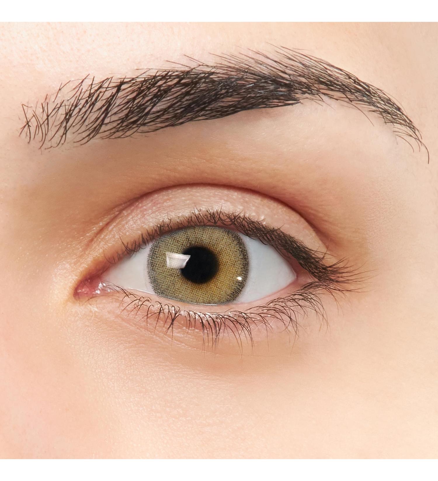 Barcelona VIP Green Contact Lenses - Super Natural Design with Ring | Annual Colored Lenses (2 Pack) + Case Tweezers & Soft Silicone Applicators - Buy Online on GoSupps.com