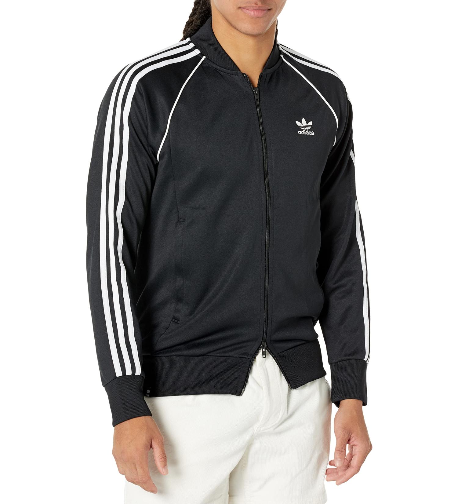 adidas Originals Men's Adicolor Primeblue SST Track Jacket XL - Black/White - Buy Online on GoSupps.com