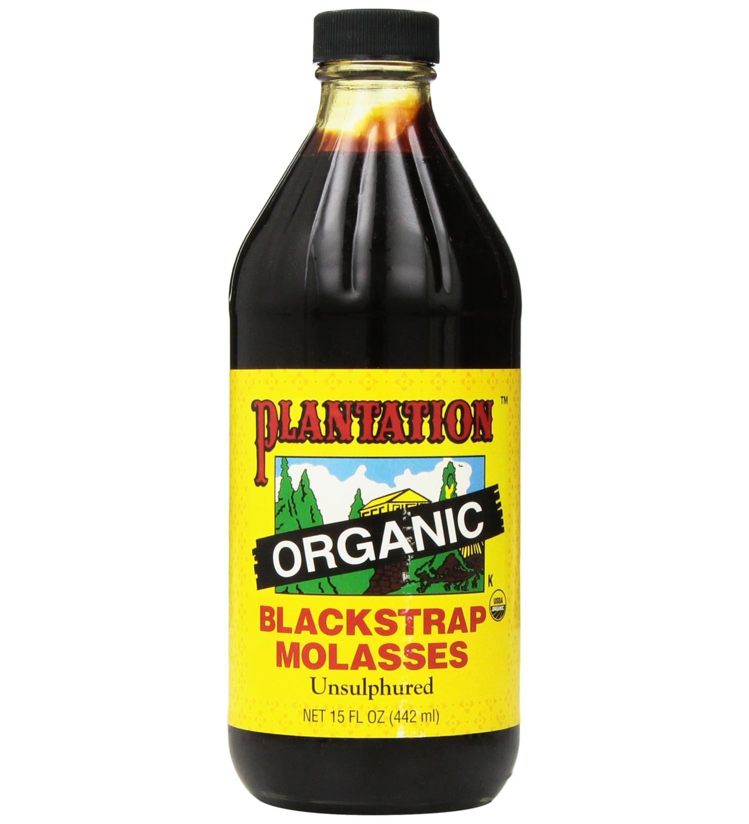 Organic Unsulfured Blackstrap Molasses 15 oz. - Pure & Natural Sweetener - Buy Online on GoSupps.com