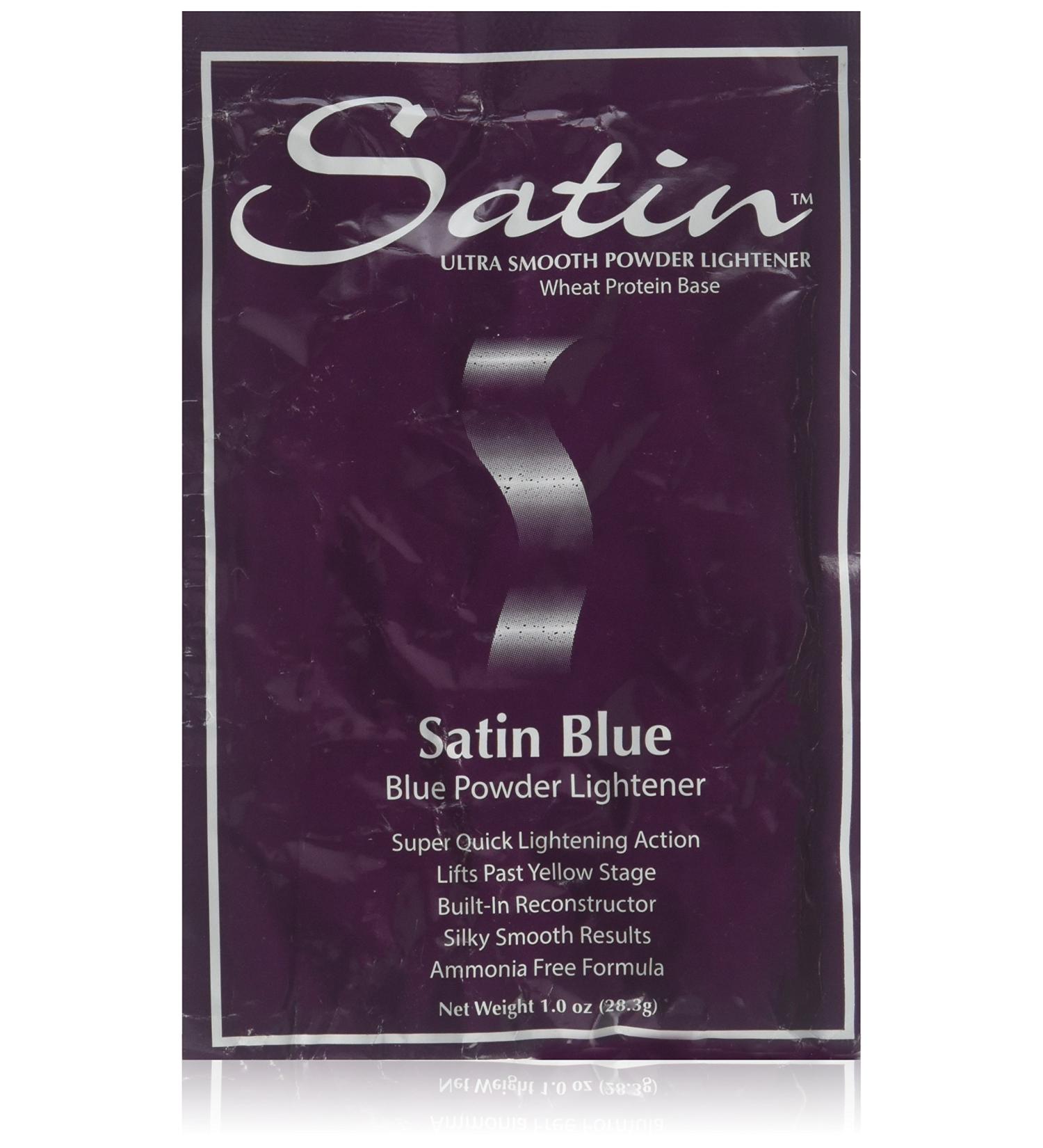 SATIN Satin Blue/Bleach Powder Lightener 1oz Individual Pack - Pack of 1 - Buy Online on GoSupps.com