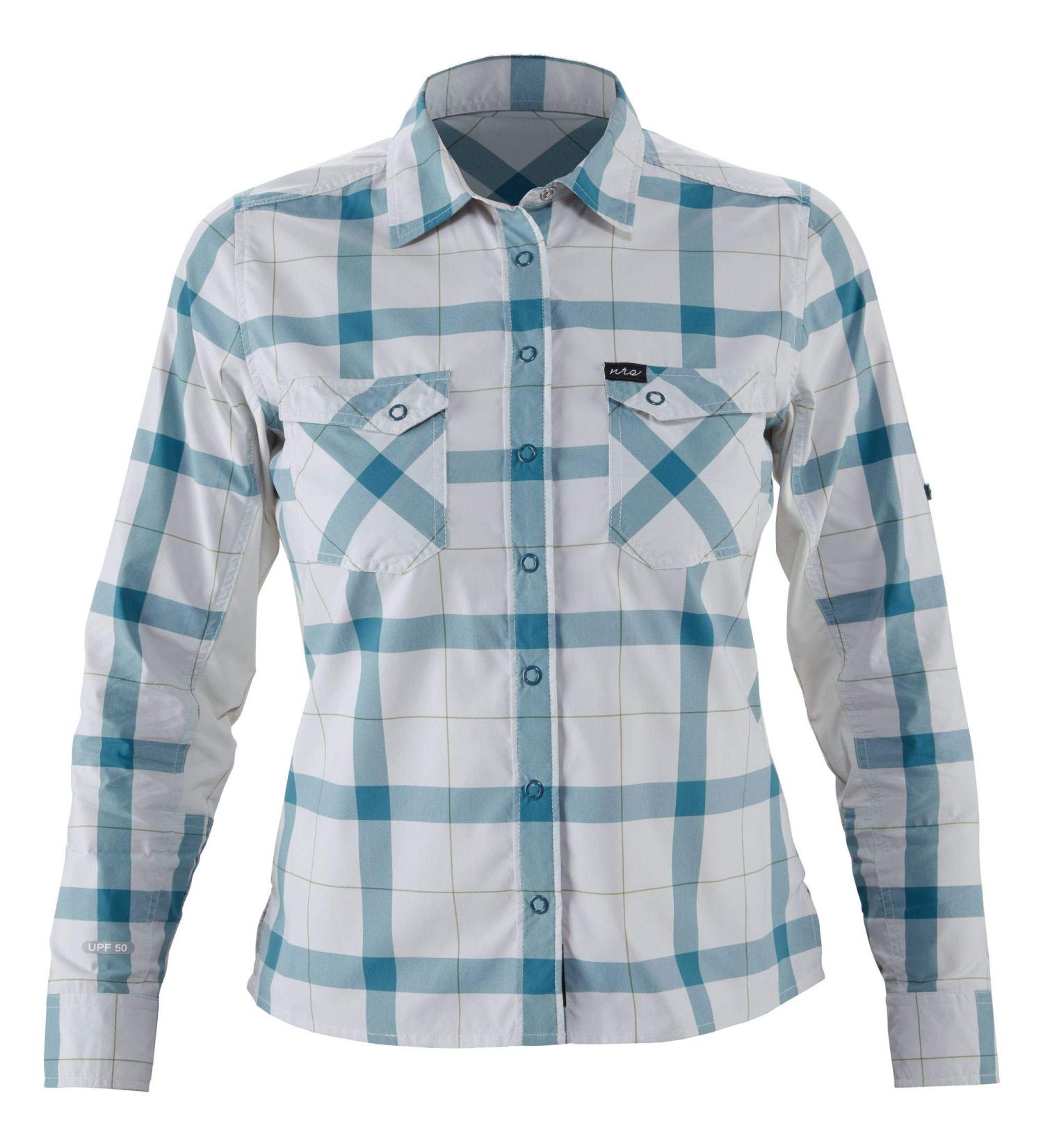 NRS Women's Guide Long Sleeve Shirt - Hydro - Large | Performance Outdoor Apparel - Buy Online on GoSupps.com