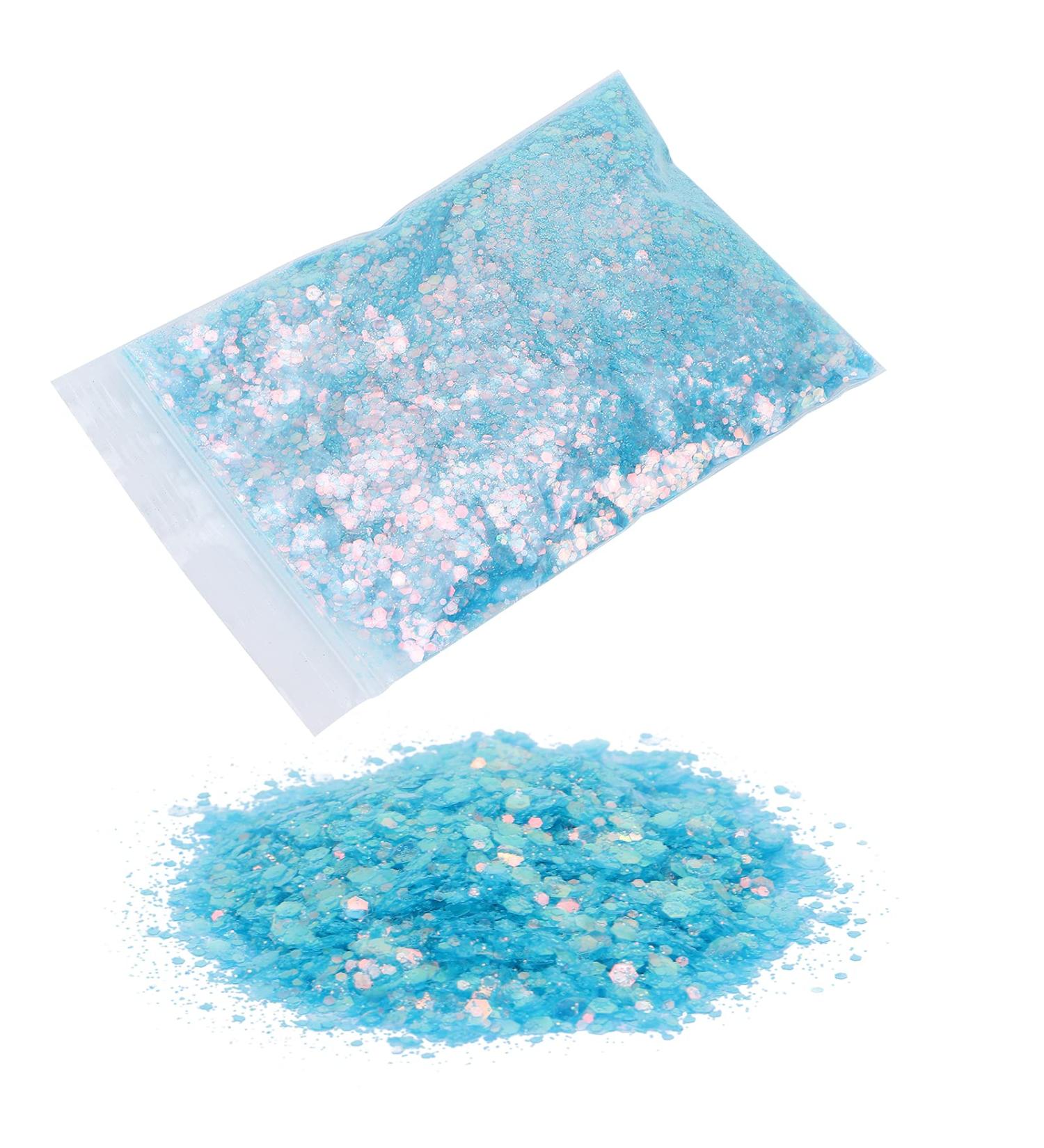 Nail Chunky Glitter Dazzling Luster Widely Use Nail Art Confetti DIY Unique Nails for Crafts Making for Body Decoration(HC37) - Buy Online on GoSupps.com
