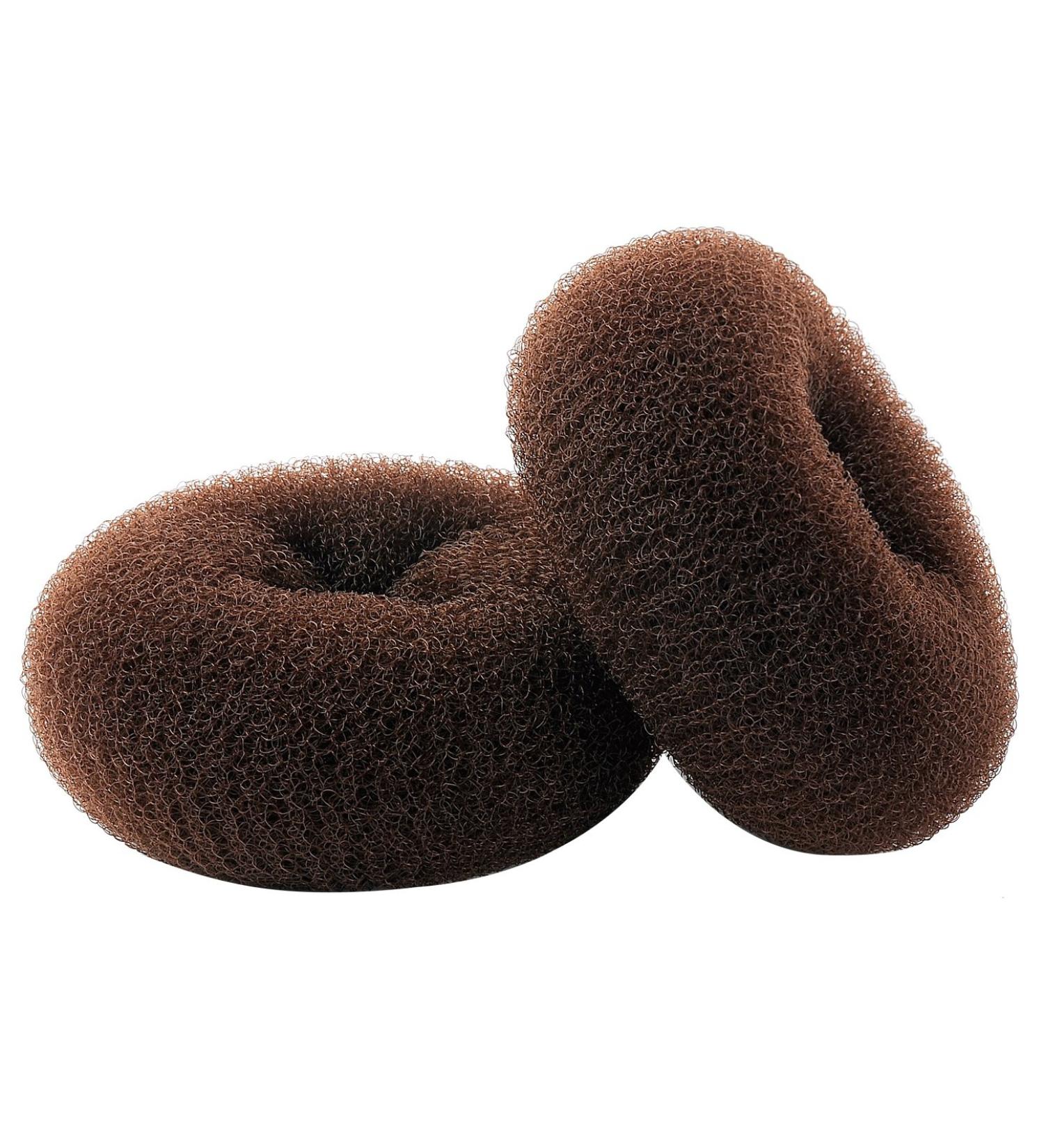 ClothoBeauty Extra Large Hair Bun Donut Maker (4.3 in.) for Thick & Long Hair - Brown - Buy Online on GoSupps.com