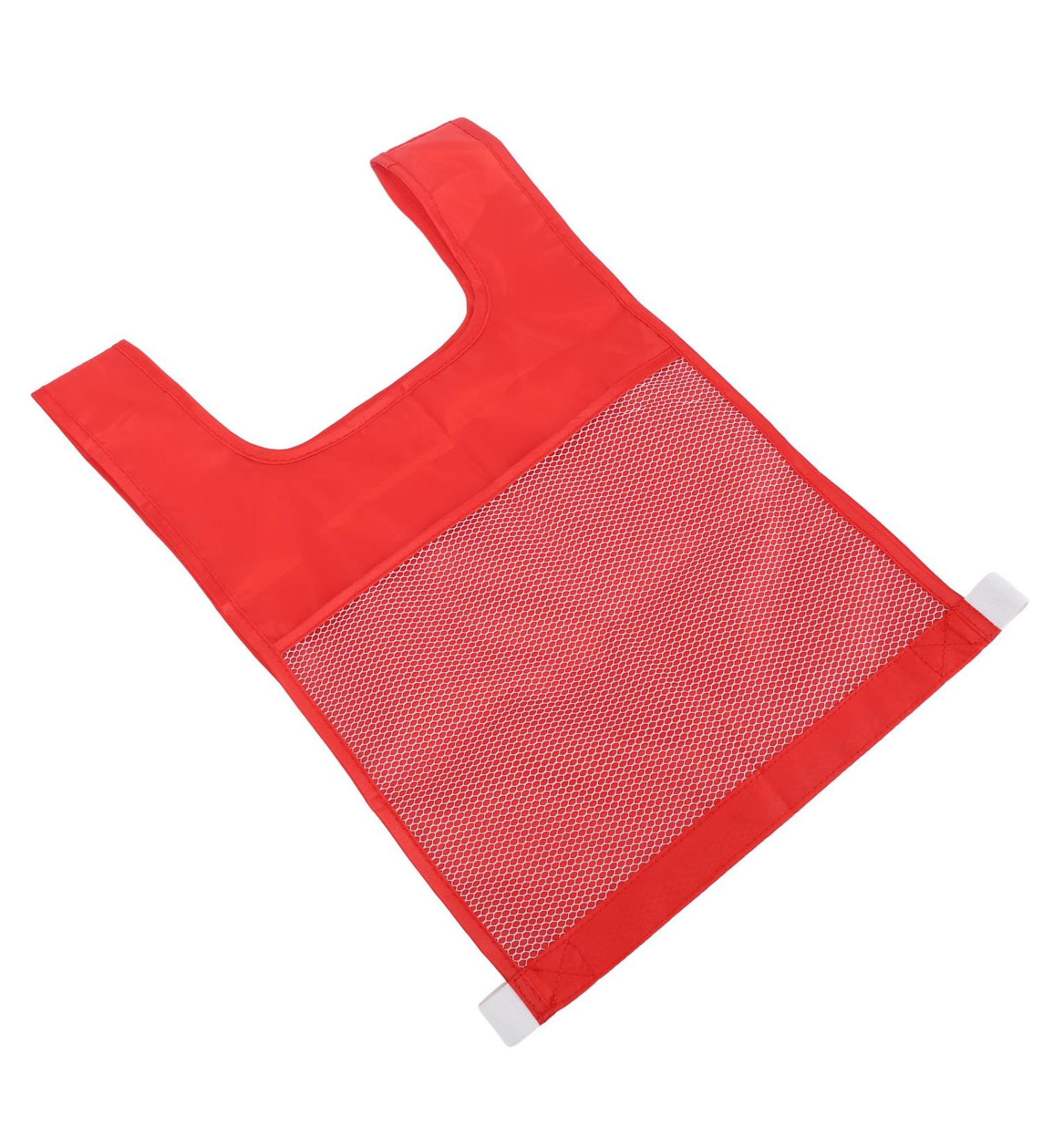 Cognitive Vest - Skin-Friendly Red Learning Mesh Vest for Teachers | Soft Polyester | International Shipping - Buy Online on GoSupps.com