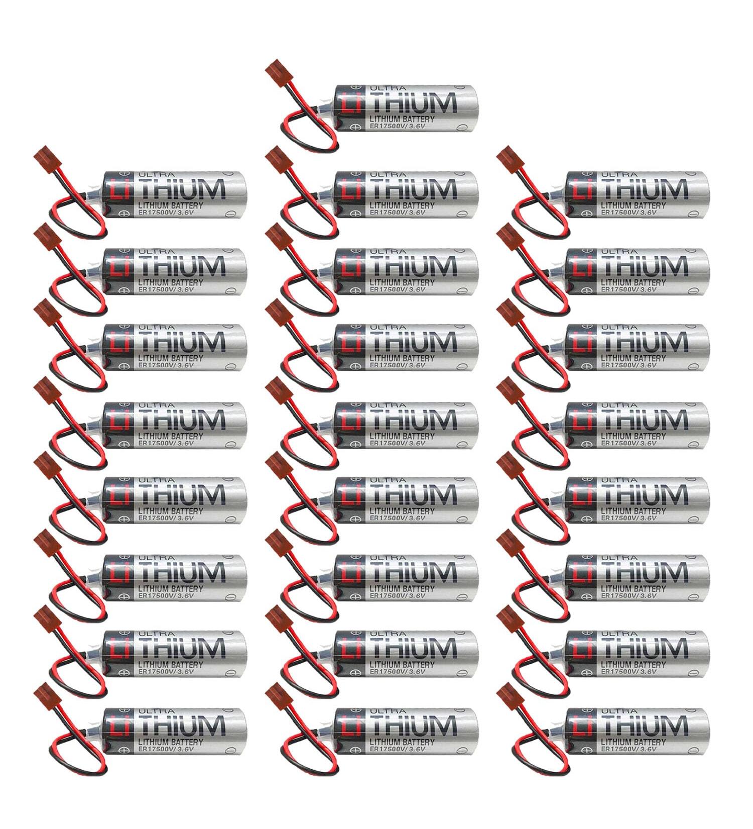 Buy 25 Pack ER6VCT ER6V/3.6V PLC Batteries - 2000mAh for Robot OTC | International Shipping Available - Buy Online on GoSupps.com