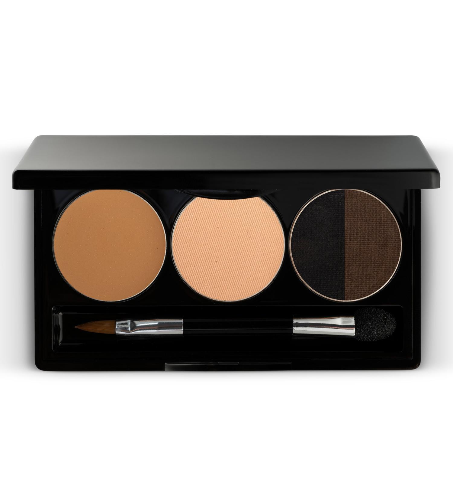 Jolie Pro Sculpting Brow Palette Kit (Dark)