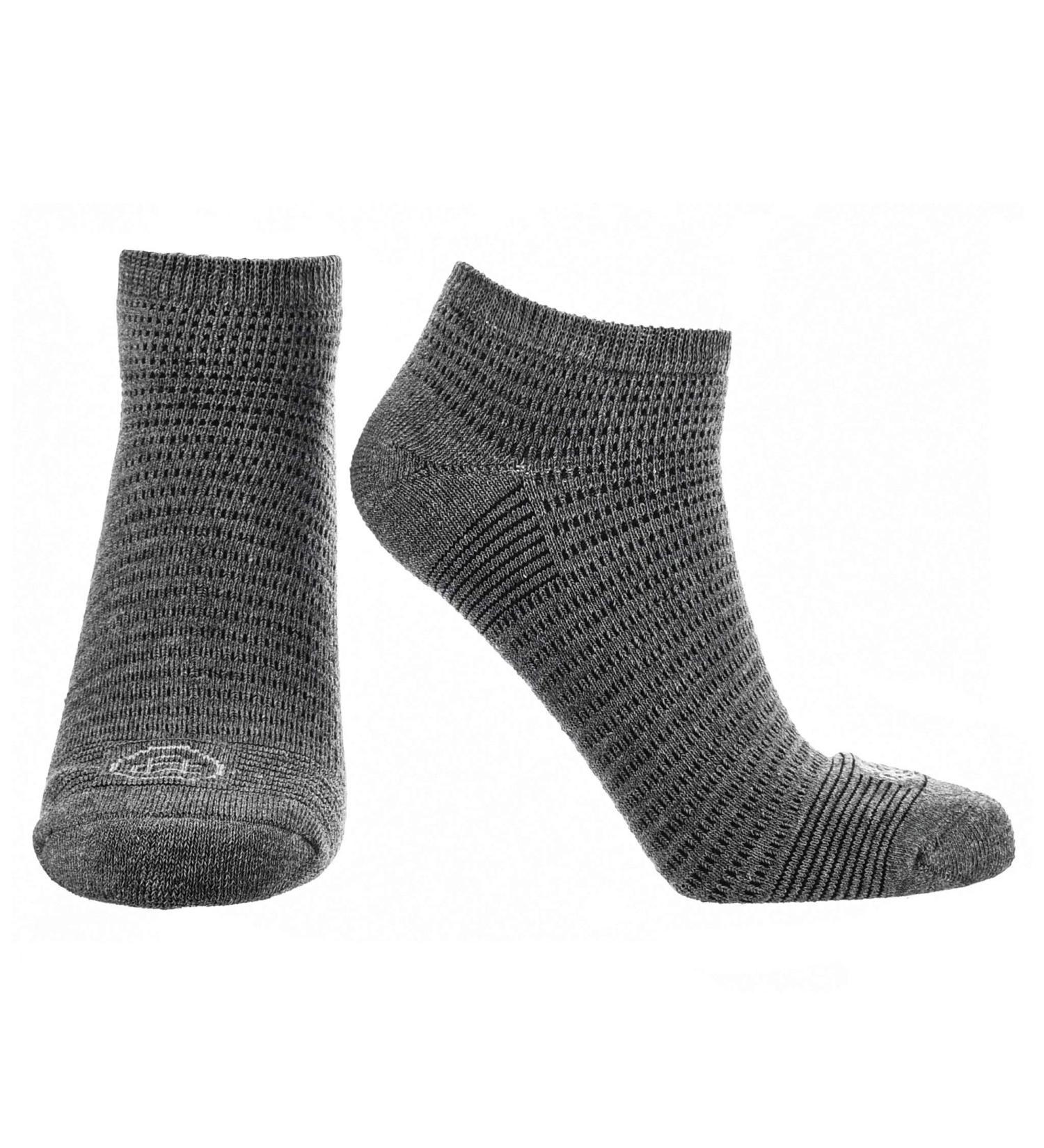 Doctor's Choice Diabetic Socks for Men - Seamless Ankle Socks, Aloe Infused, Non-Binding Top - Comfort for Gout - Charcoal, Large 10-13 - Buy Online on GoSupps.com