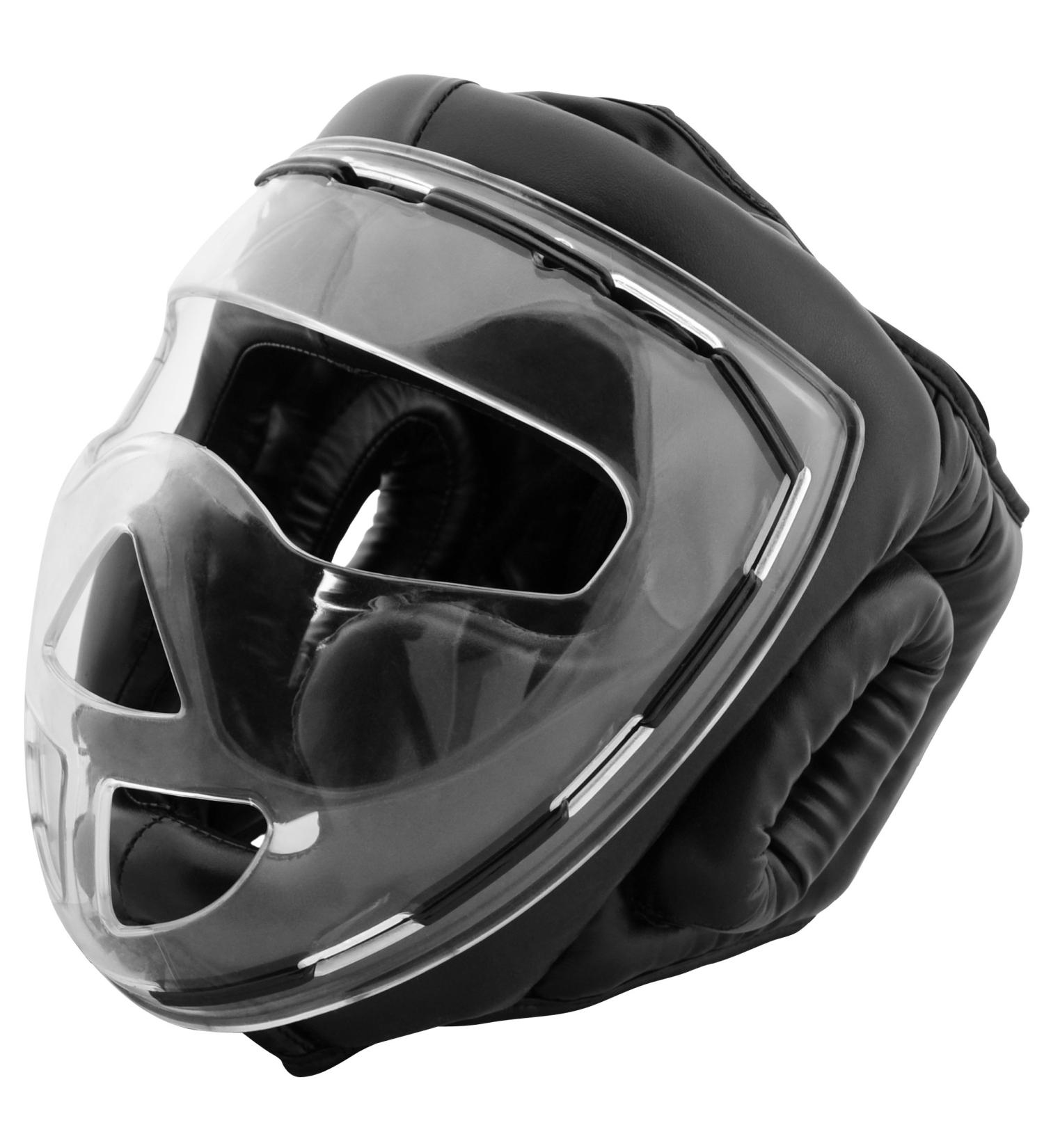 Bad Company Full Face Helmet with Transparent Visor | Head Protection S-XL (56-57 cm) - Buy Online on GoSupps.com