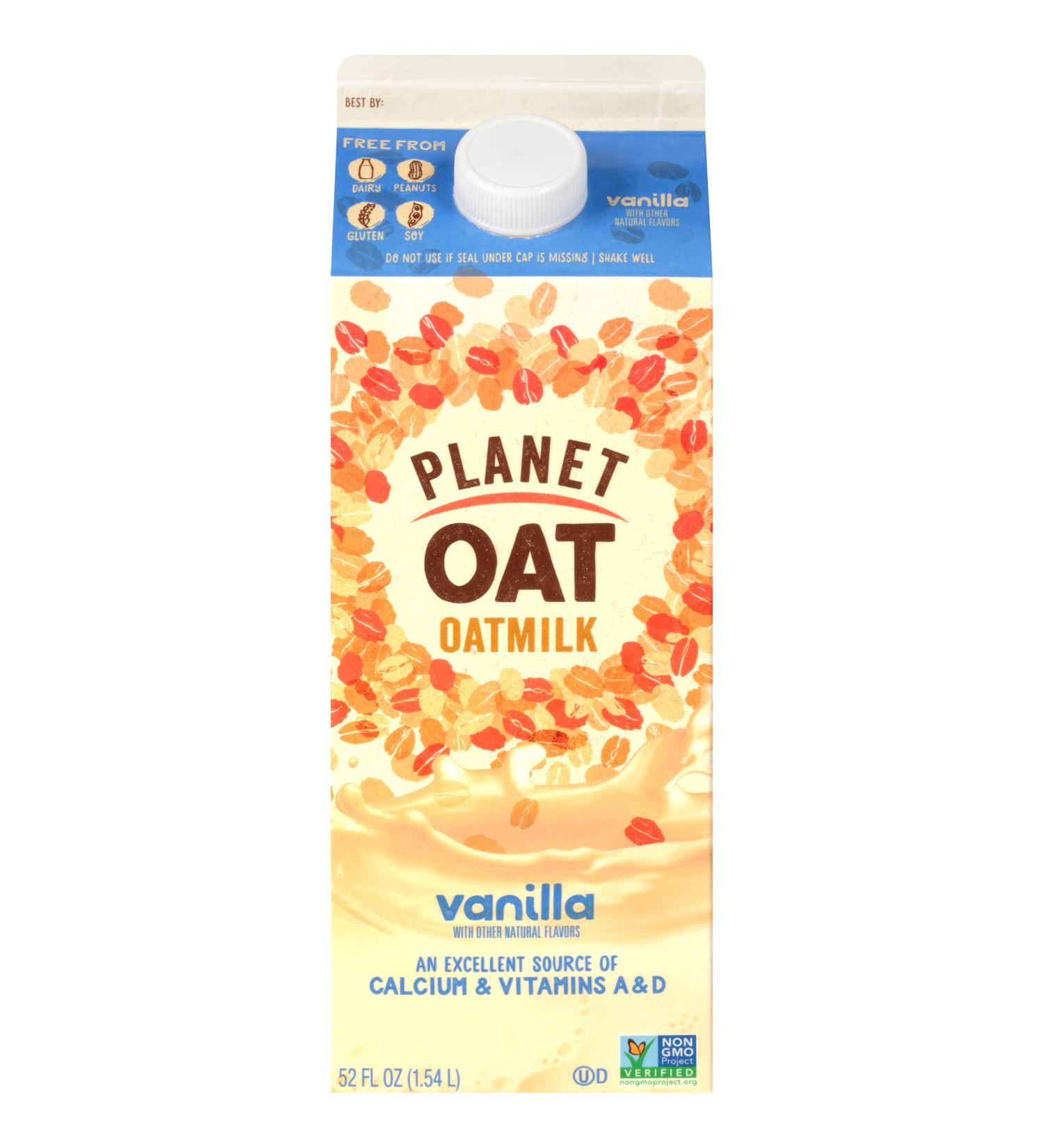Planet Oat Oatmilk Vanilla - 52 fl oz | Dairy-Free Alternative - Buy Online on GoSupps.com