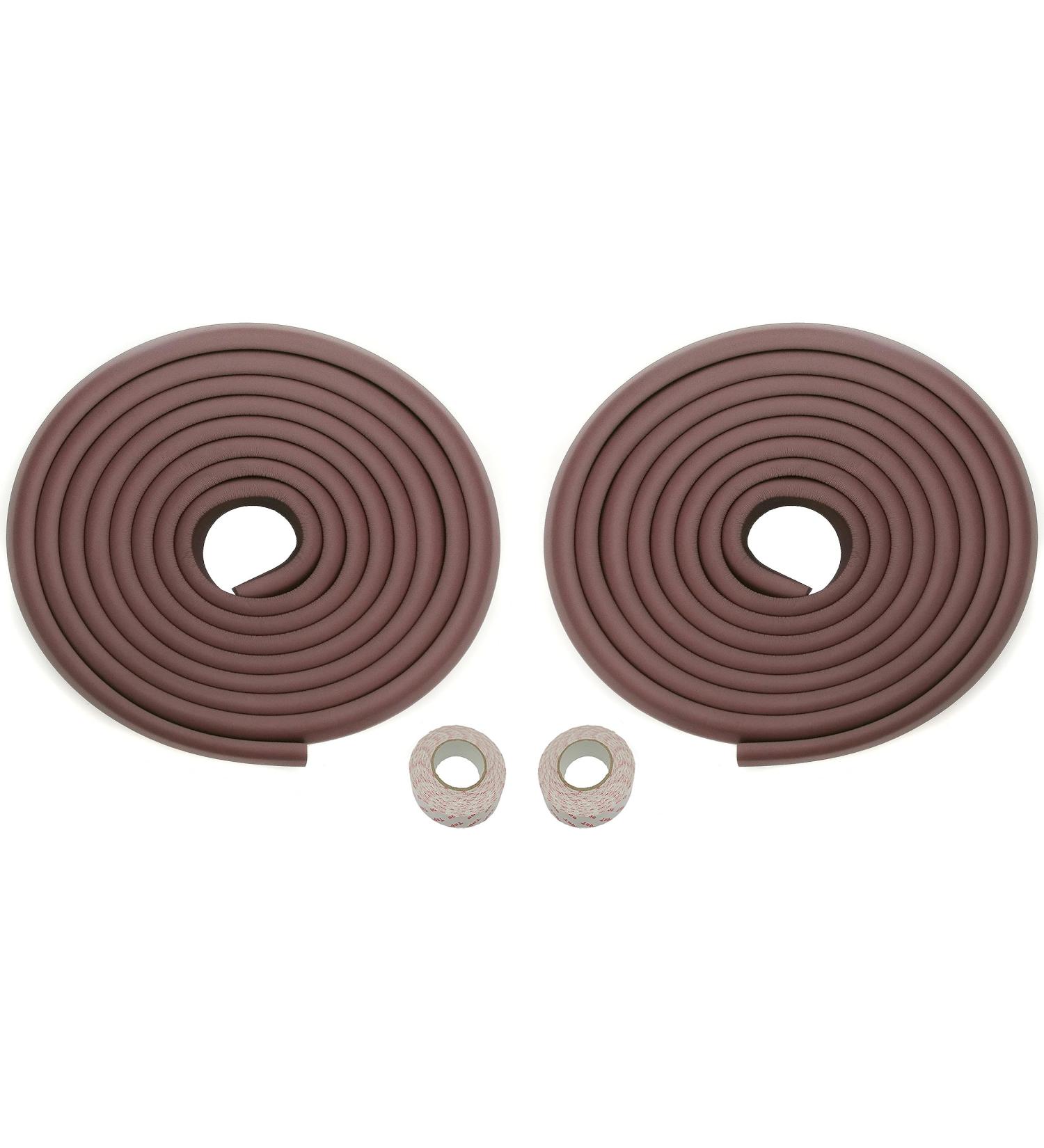 TUKA 32.8ft Edge Guard Premium Foam Protection | Childproofing Anti Collision Strip | 10M L-shaped Safety Edge | TKD7000 Maroon/Burgundy - Buy Online on GoSupps.com