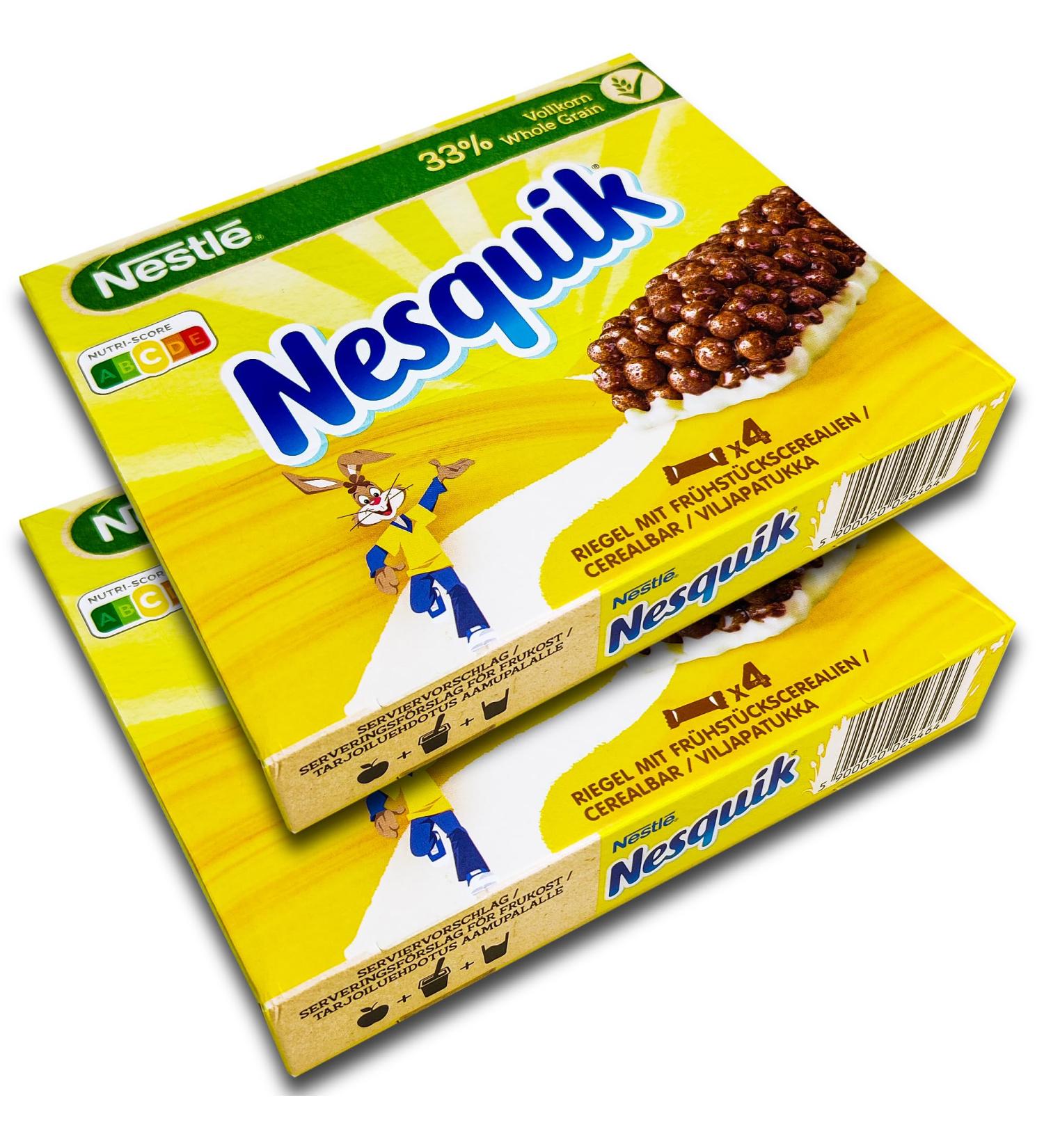 topDeal Set of 2 packs of 4 Nesquik bars 2 x 100 g