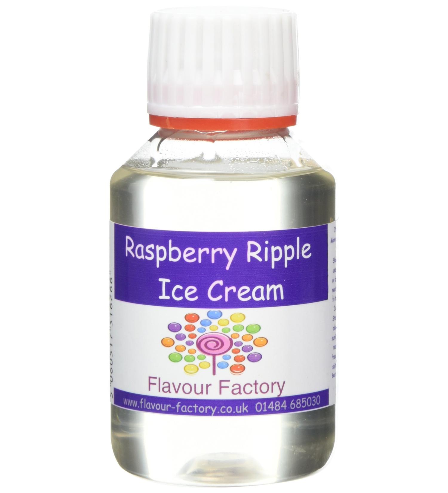 Flavour Factory Intense Food Flavouring Raspberry Ripple Ice Cream 100 ml - Buy Online on GoSupps.com