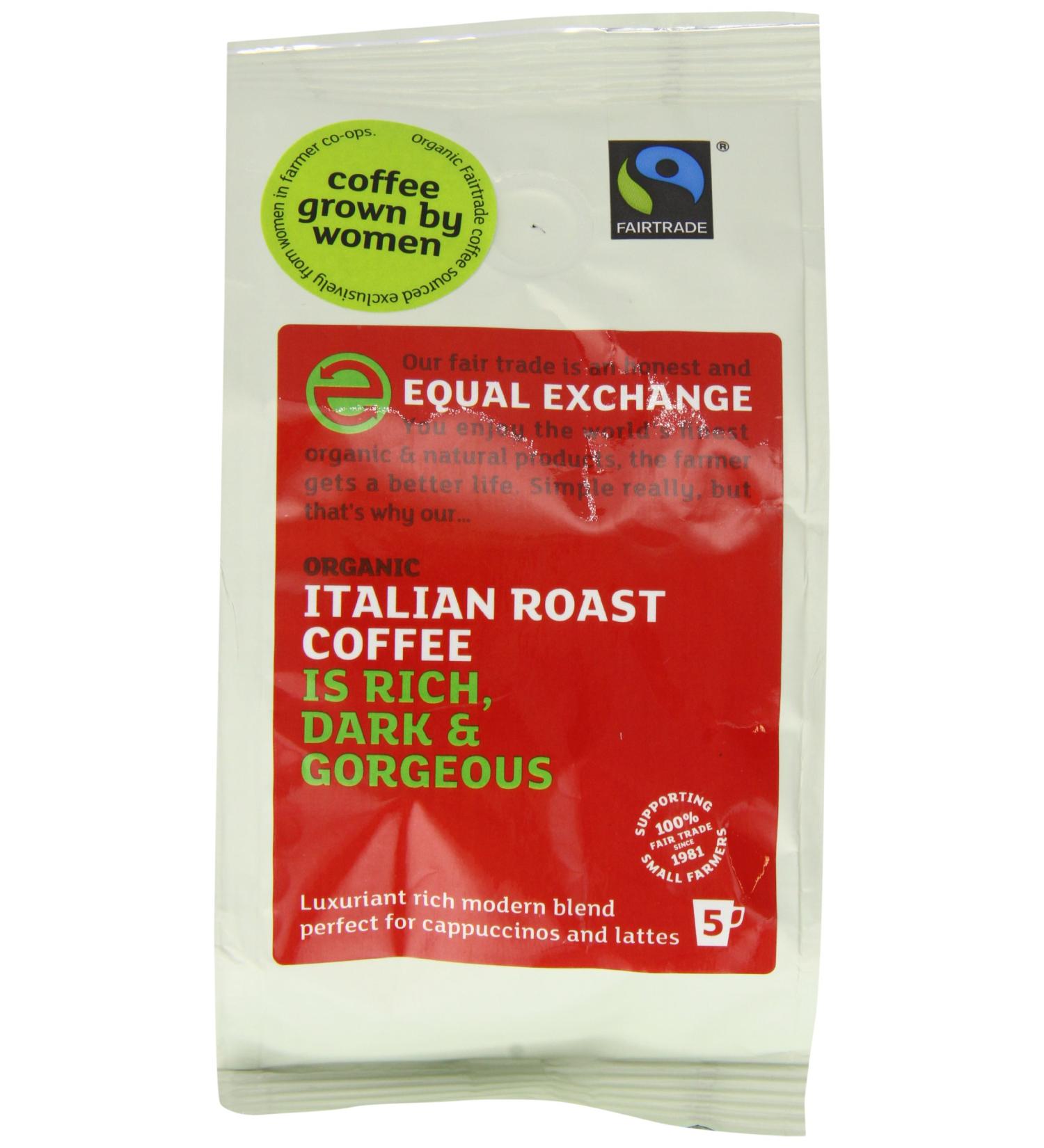 Equal Exchange Organic Italian R&G Coffee Fairtrade - 227 g