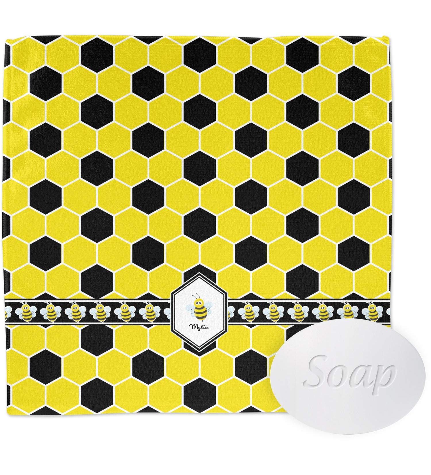 YouCustomizeIt Personalized Honeycomb Washcloth