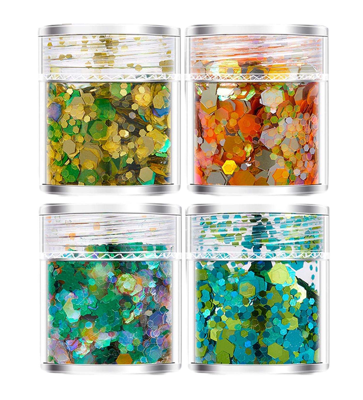 4 Bottles Special Shaped Nail Decorations 3D Nail Unique Accessories For Creative Nail Enthusiasts Nail Decorations For Festivals - Buy Online on GoSupps.com