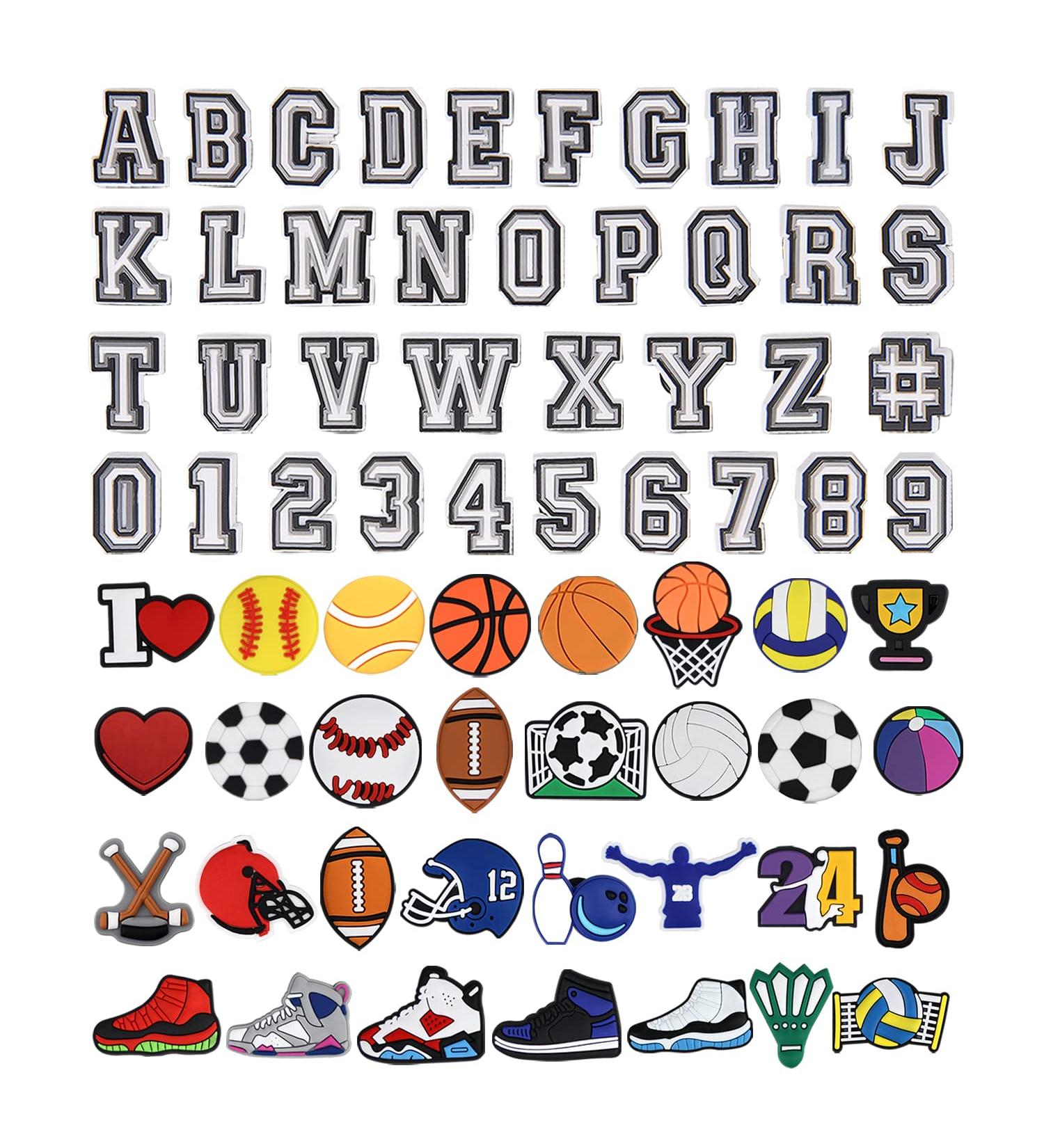 Sports Charms for Clog Shoes - Basketball Baseball Hockey Soccer Football - Gift for Boys, Kids, Teens & Adults - Buy Online on GoSupps.com