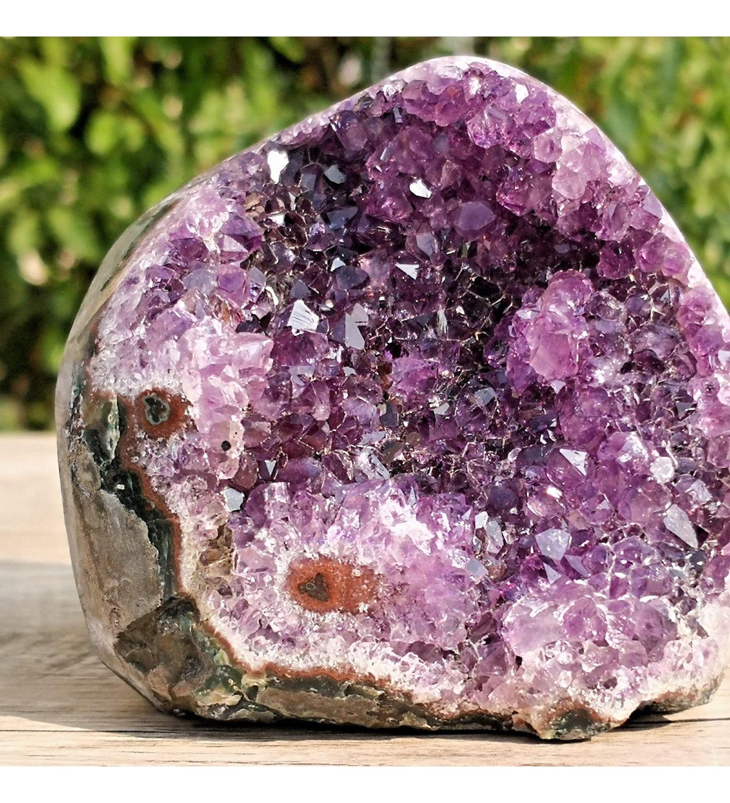 for About 100g/200g/300g/400g/500g Natural Amethyst geode Quartz Cluster Crystal Specimen Crystal Cluster (Size : 700g) - Buy Online on GoSupps.com
