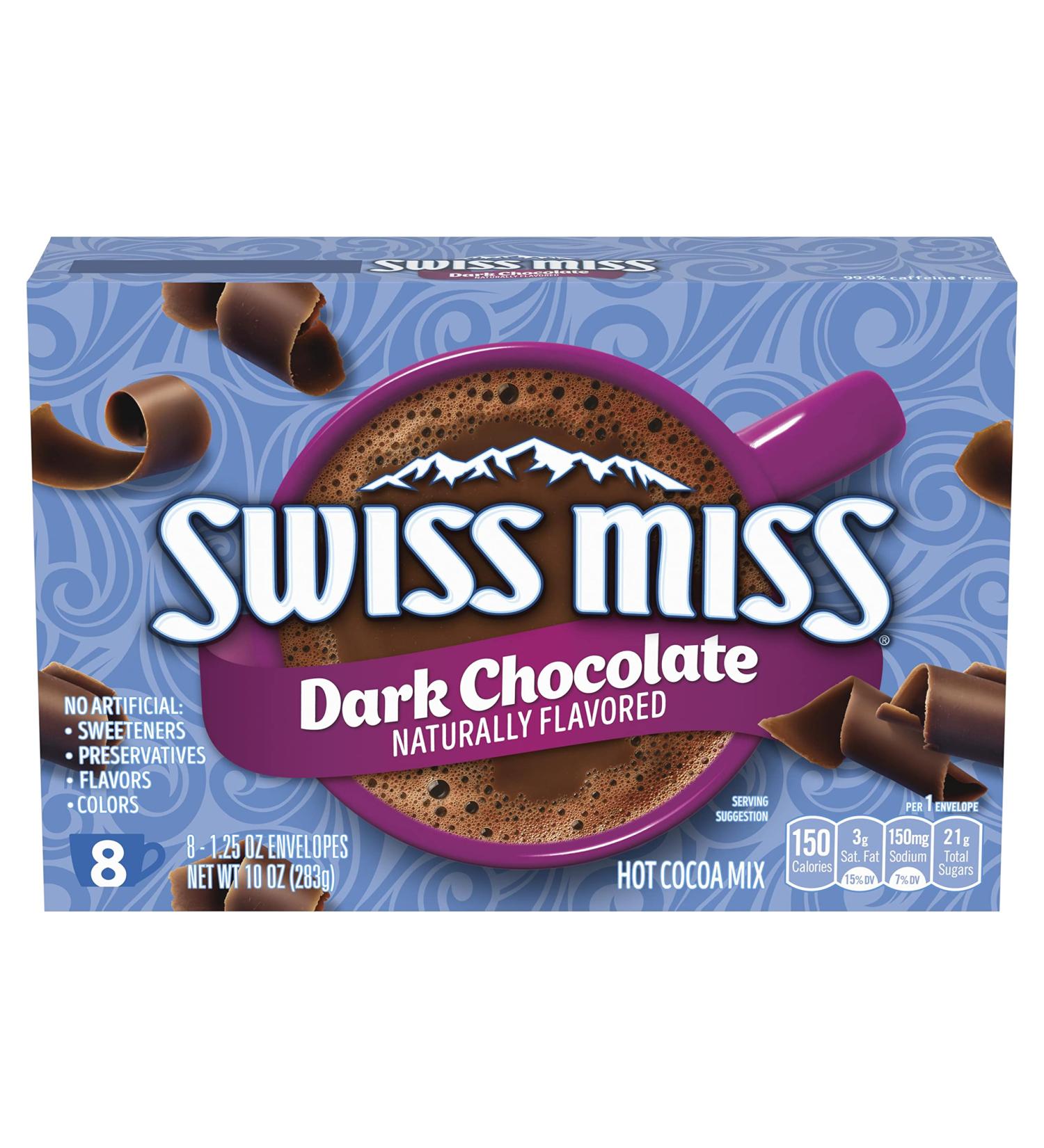 Swiss Miss Indulgent Collection Dark Chocolate Sensation Hot Cocoa Mix 283g - Buy Online on GoSupps.com