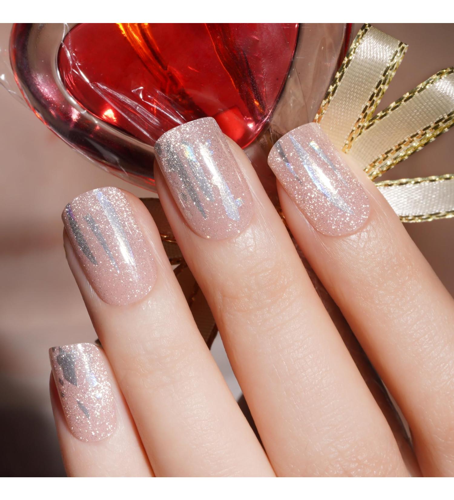 DANNI & TONI 28 Stickers Semi Cured Gel Nail Polish Strips Gel Nail Stickers Solid Colour (Picturesque) Salon-Quality Gel Nail Polish Strips Manicure Stickers Set - Buy Online on GoSupps.com