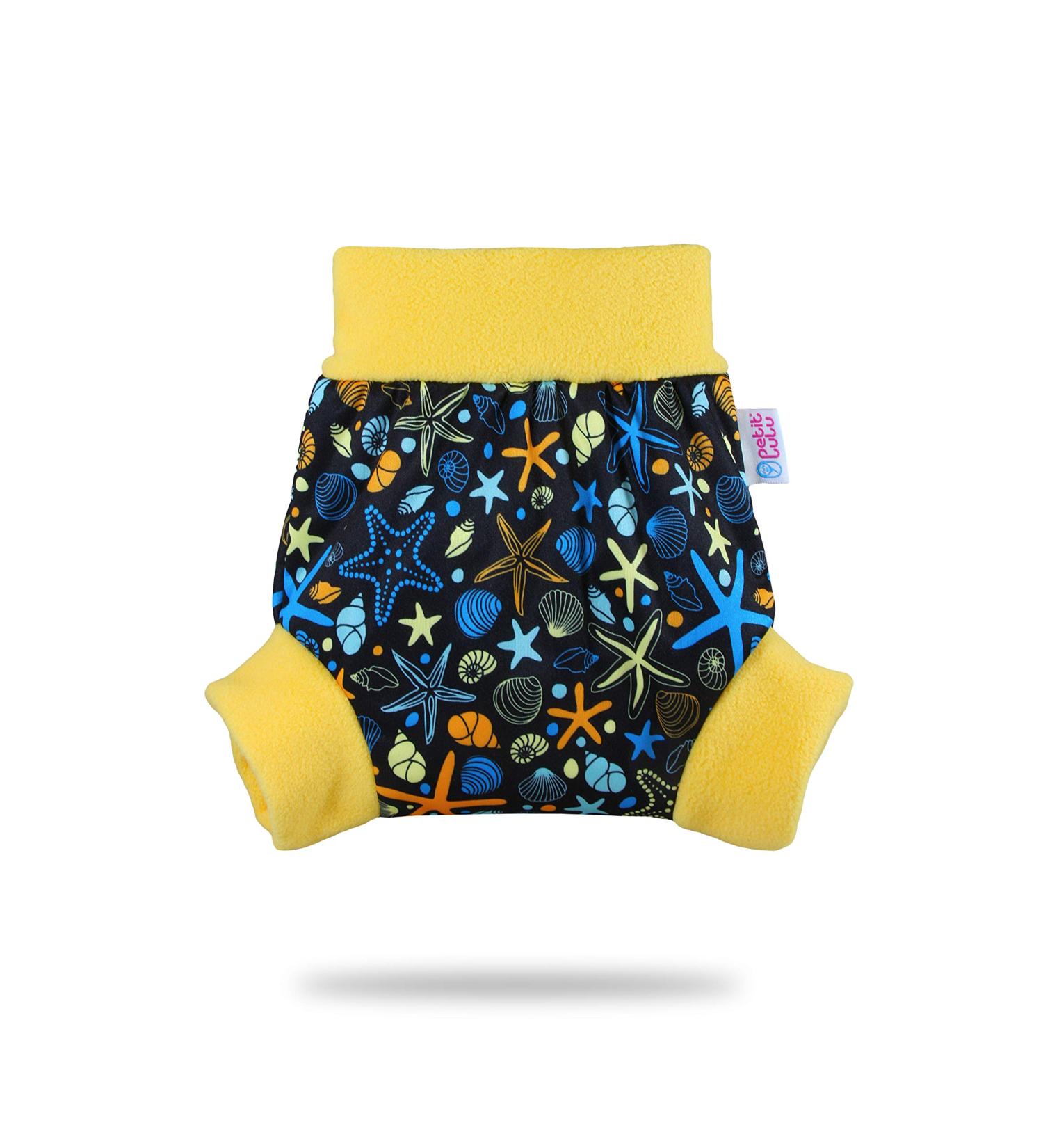 Petit Lulu Pull Up Cloth Nappy Wrap - Size L - Ocean Treasures | Washable Diaper Wrap | Made in Europe - Buy Online on GoSupps.com