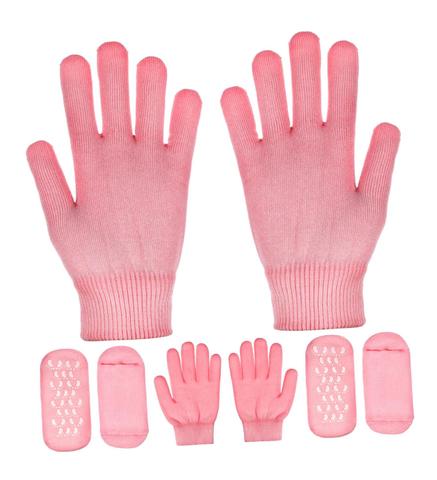 minkissy 4 Sets Spa Moisturizing Socks Dry Feet Socks Hand Moisturizer Gloves Scrub Mitts Spa Hand Mitts Hand Skin Care Gloves Moisturizing Gloves Exfoliating Gloves Sock Cotton Foot Gel - Buy Online on GoSupps.com