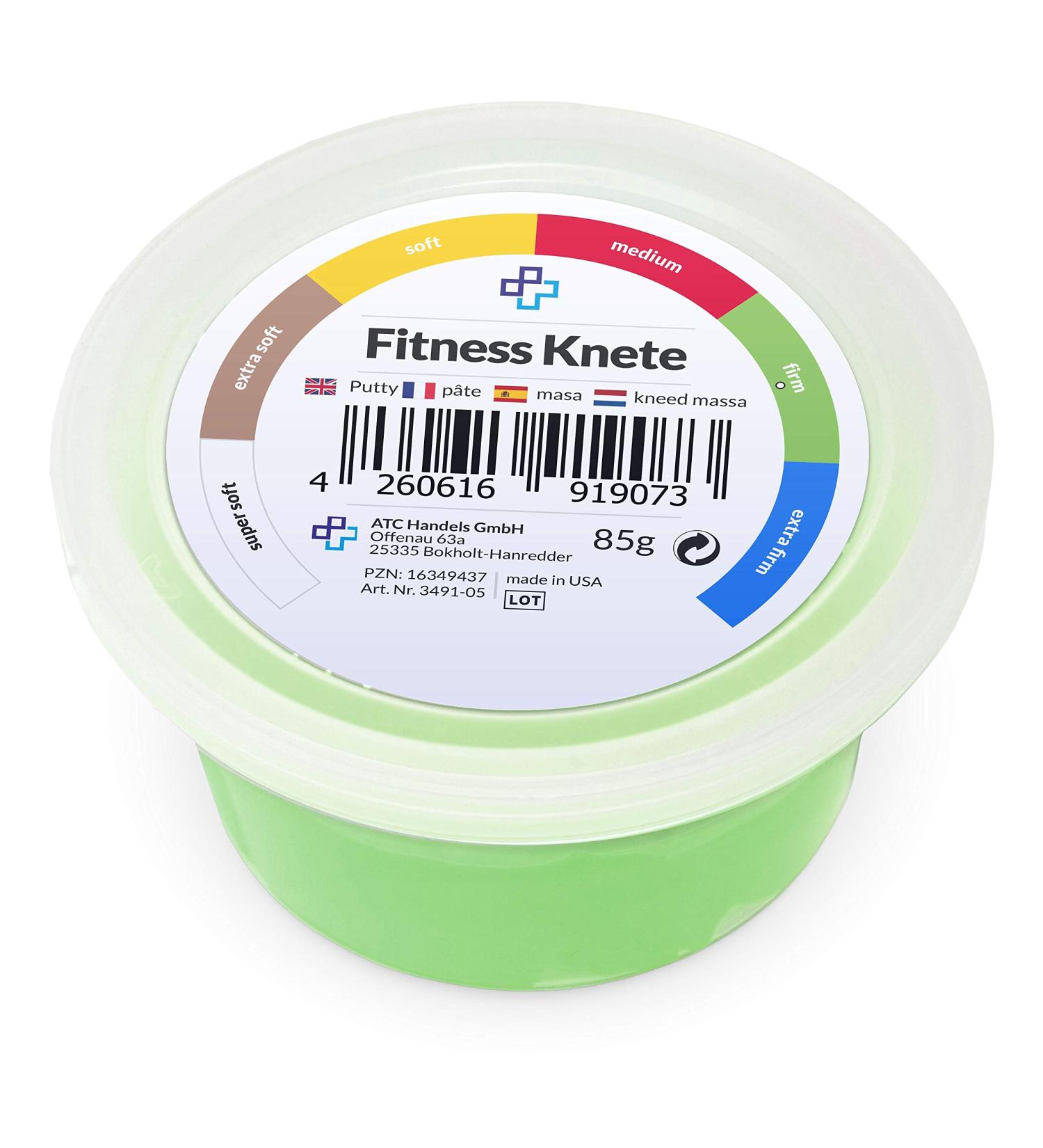 ATC Handels GmbH Therapy Putty 85g | Hand Training & Therapy Modeling Clay - Green Firm | International Shipping Available - Buy Online on GoSupps.com