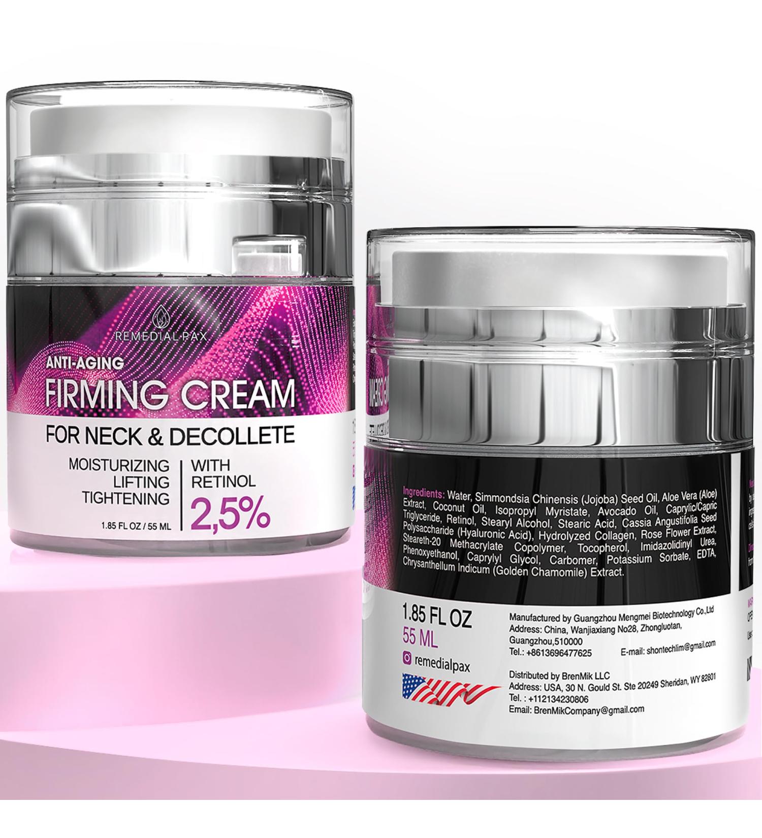 REMEDIAL PAX Neck & D collet Firming Cream with Collagen - Transform Your Skin | Buy Internationally - Buy Online on GoSupps.com