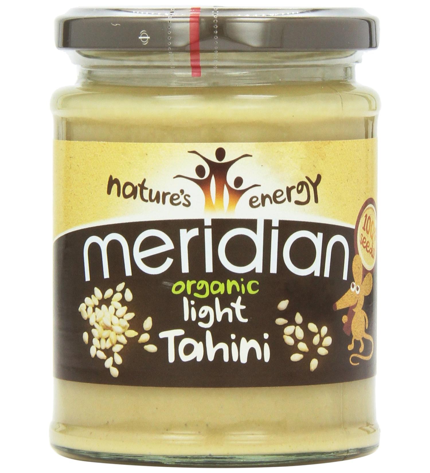 Meridian Organic Light Tahini 6 x 270g - Premium Quality Sesame Seed Paste - Buy Online on GoSupps.com