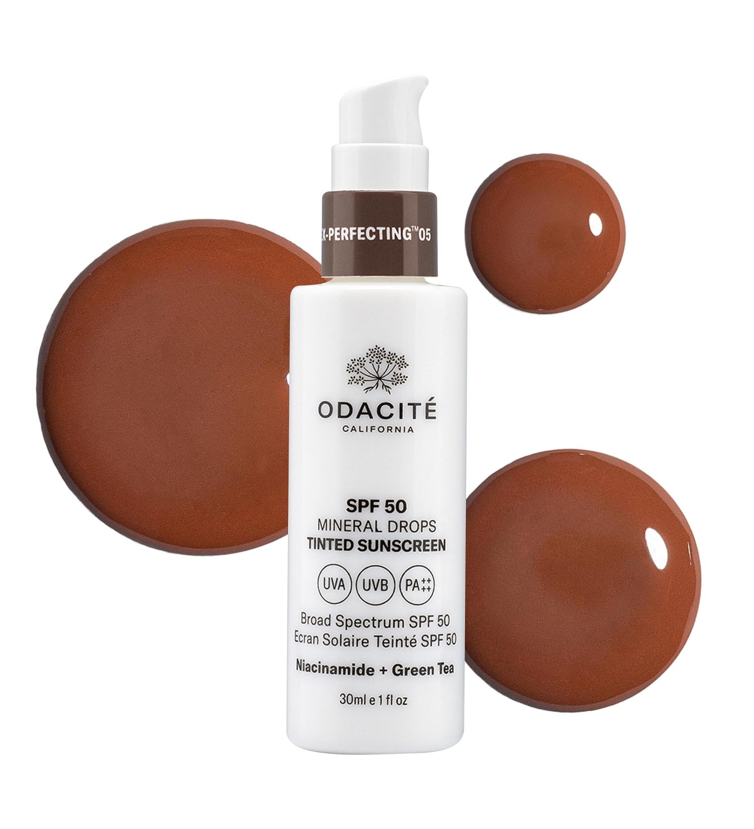 Odacite SPF50 Flex-Perfecting Mineral Drops Tinted Sunscreen 30ml Five - Buy Online on GoSupps.com