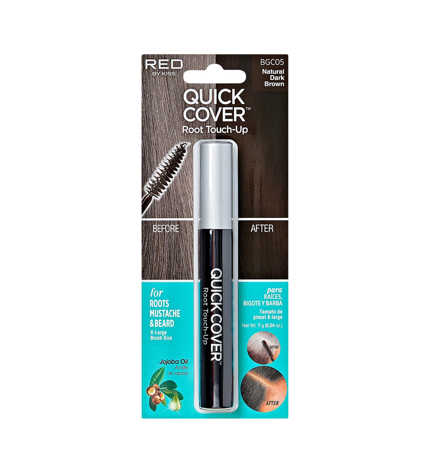 RED by Kiss Quick Cover Root Touch Up Mascara - Natural Dark Brown - Buy Online on GoSupps.com