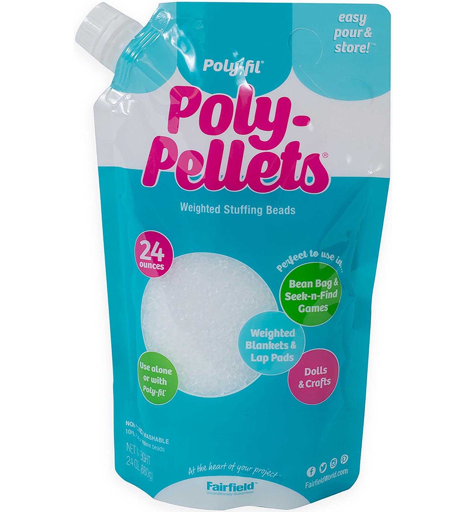 FAIRFIELD Processing Fil Poly Pellets - White | High-Quality Stuffing Material - Buy Online on GoSupps.com