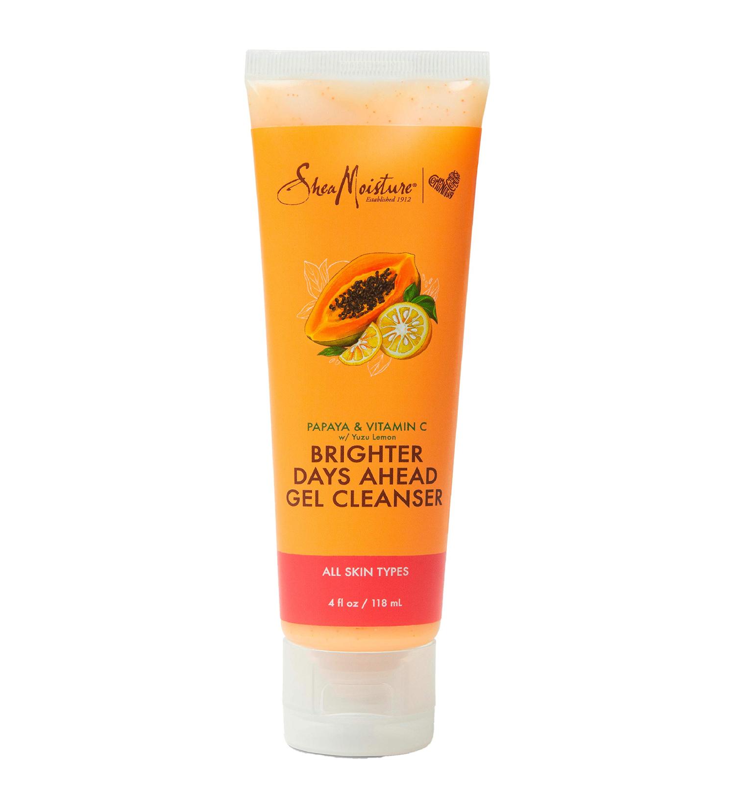 SheaMoisture Papaya & Vitamin C Gel Cleanser for Uneven Skin Tone - 4 oz - Buy Online on GoSupps.com