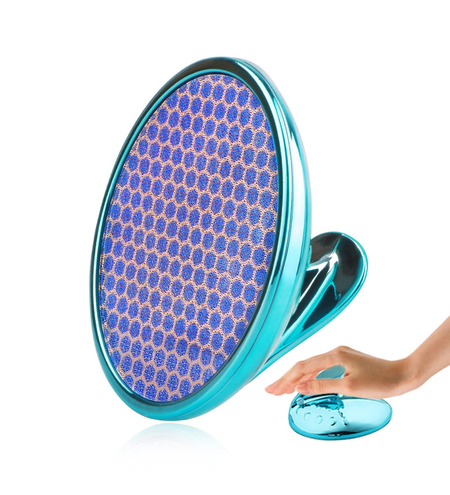 Upgraded Glass Foot File Callus Remover - Portable Handheld Feet Scrubber for Shower Foot Care - Heel Scraper for Soft Feet - Buy Online on GoSupps.com