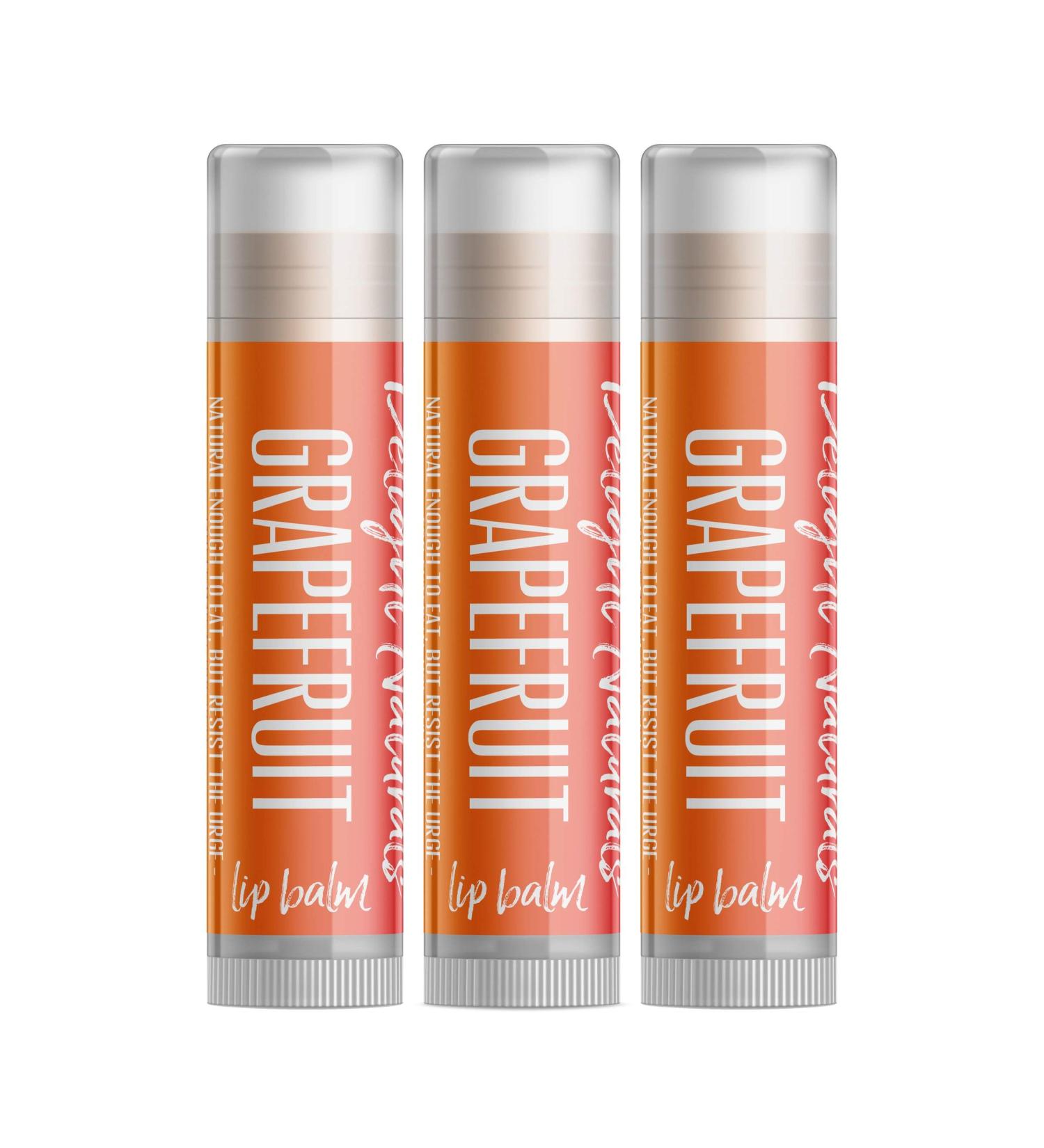 Grapefruit Lip Balm - Set of Three