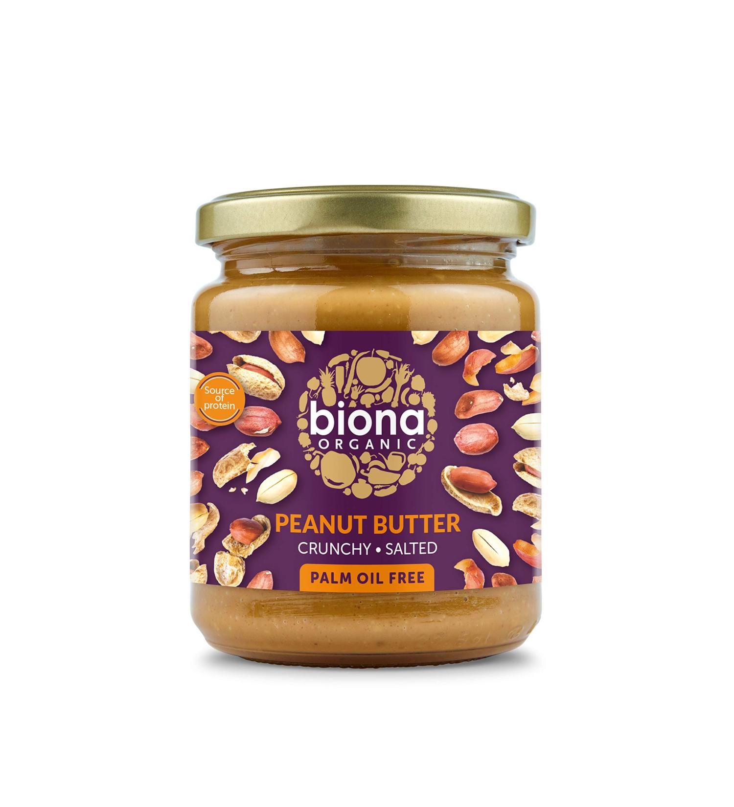 Biona Organic Peanut Butter Crunchy 250g - Buy Online on GoSupps.com