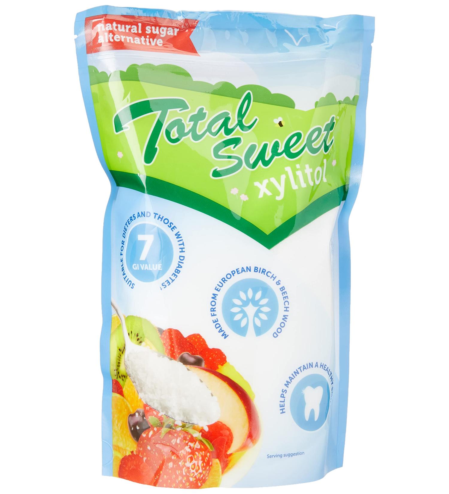 Total Sweet 100% Natural Xylitol 1kg - Pack of 1 | Pure and Healthy Sugar Substitute - Buy Online on GoSupps.com