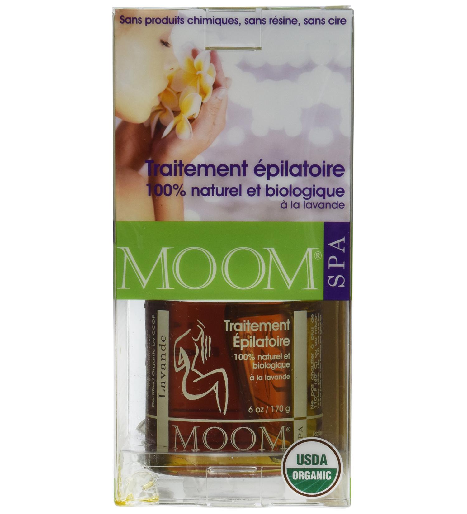 Moom Organic Hair Removal Kit with Lavender - Natural Hair Removal Solution - Buy Online on GoSupps.com