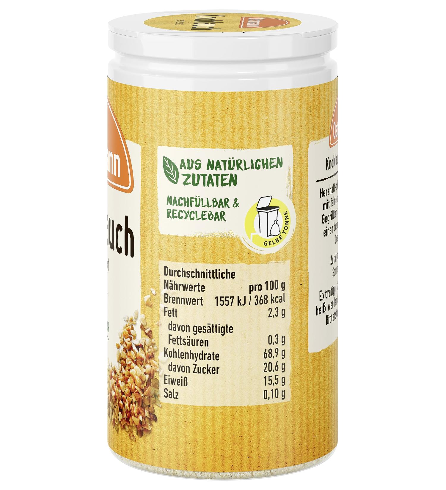 Ostmann Roasted Garlic 40g | Authentic Flavor for Global Shipping | Premium Seasoning for Cooking - Buy Online on GoSupps.com