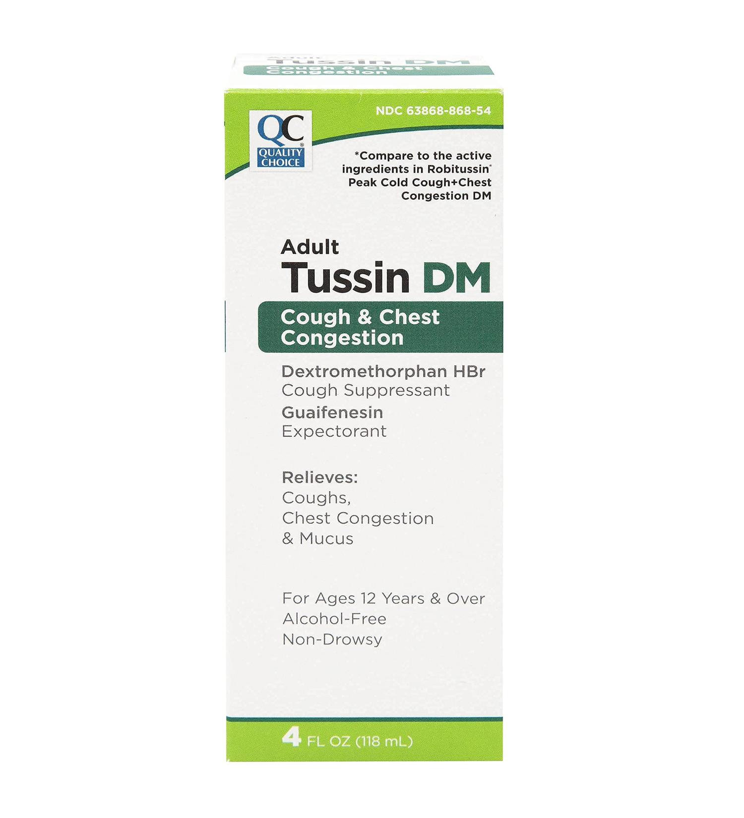 Buy Quality Choice Tussin DM - Non-Drowsy Alcohol-Free Cough & Chest Congestion Relief | 4 FL OZ - International Shipping Available - Buy Online on GoSupps.com