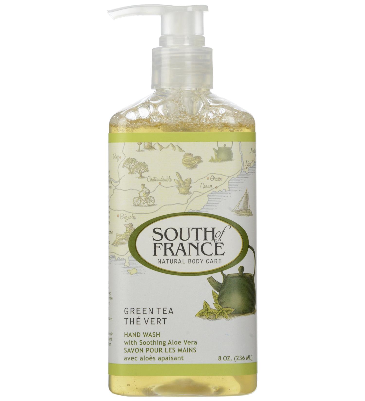 South of France Green Tea Hand Wash 8 oz - Natural & Refreshing - Buy Online on GoSupps.com